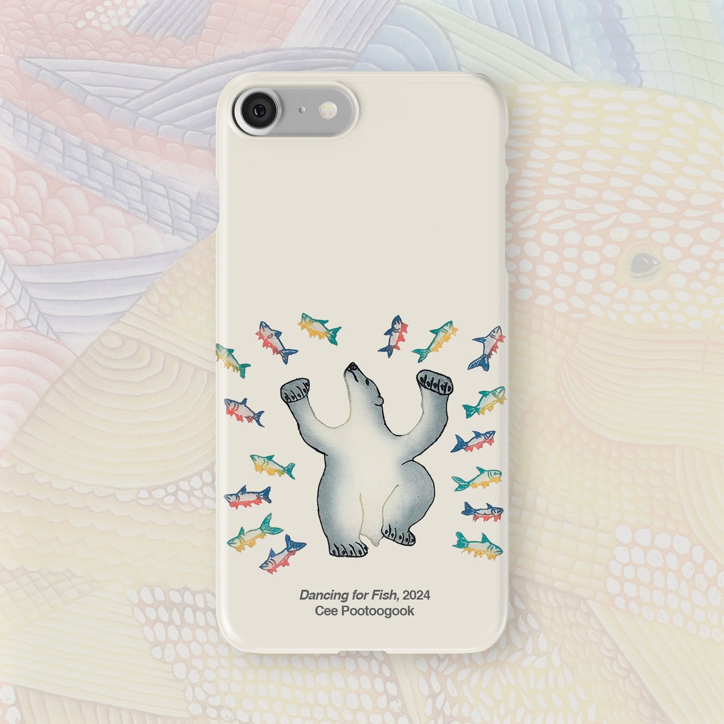 iPhone 6/6s/7/8/SE - Dancing For Fish - Cee Pootoogook