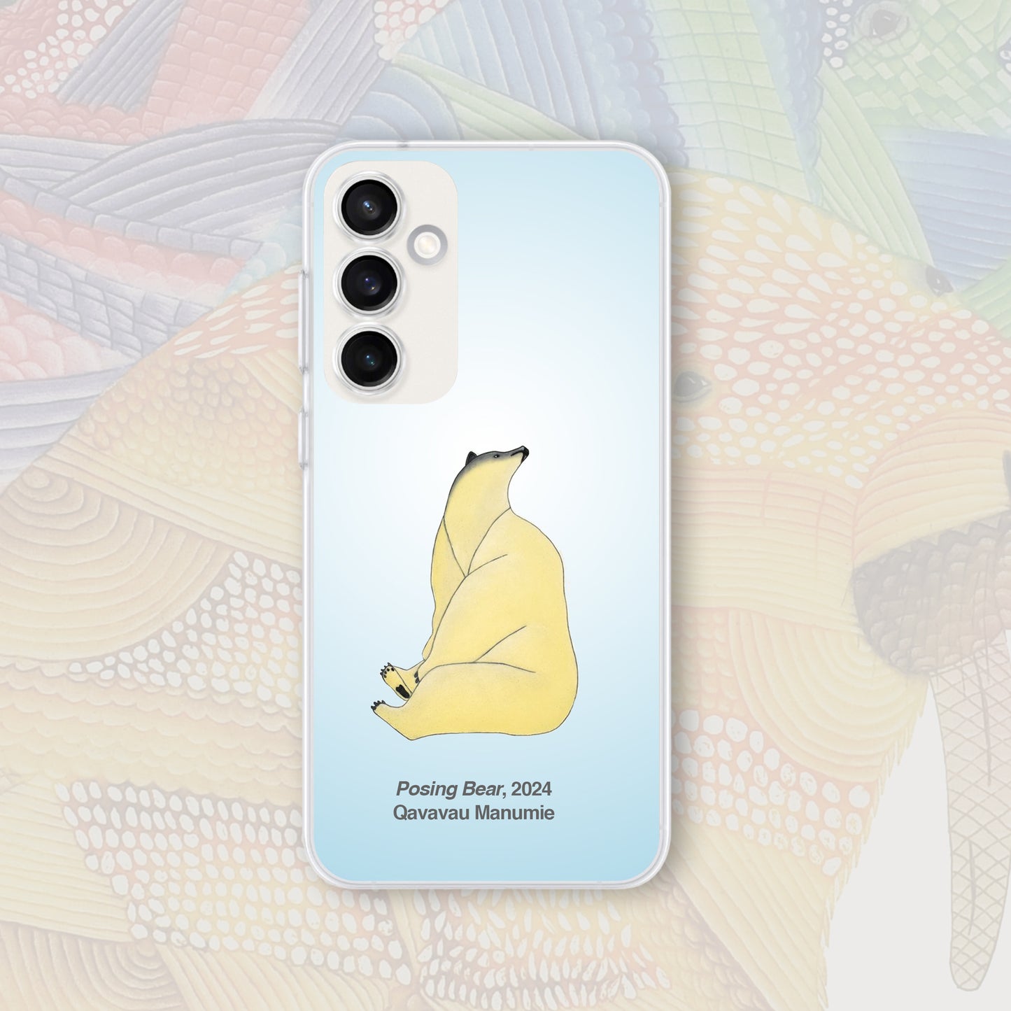 Galaxy S23 FE - Nunacase - Qavavau Manumie--Posing Bear - 2024