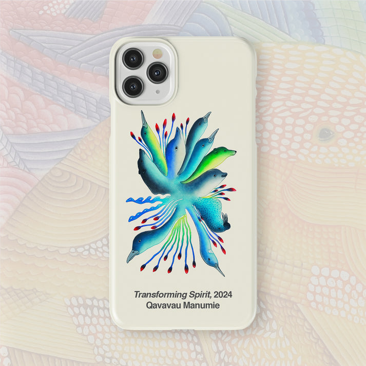 Transforming Spirit - Qavavau Manumie - iPhone Case