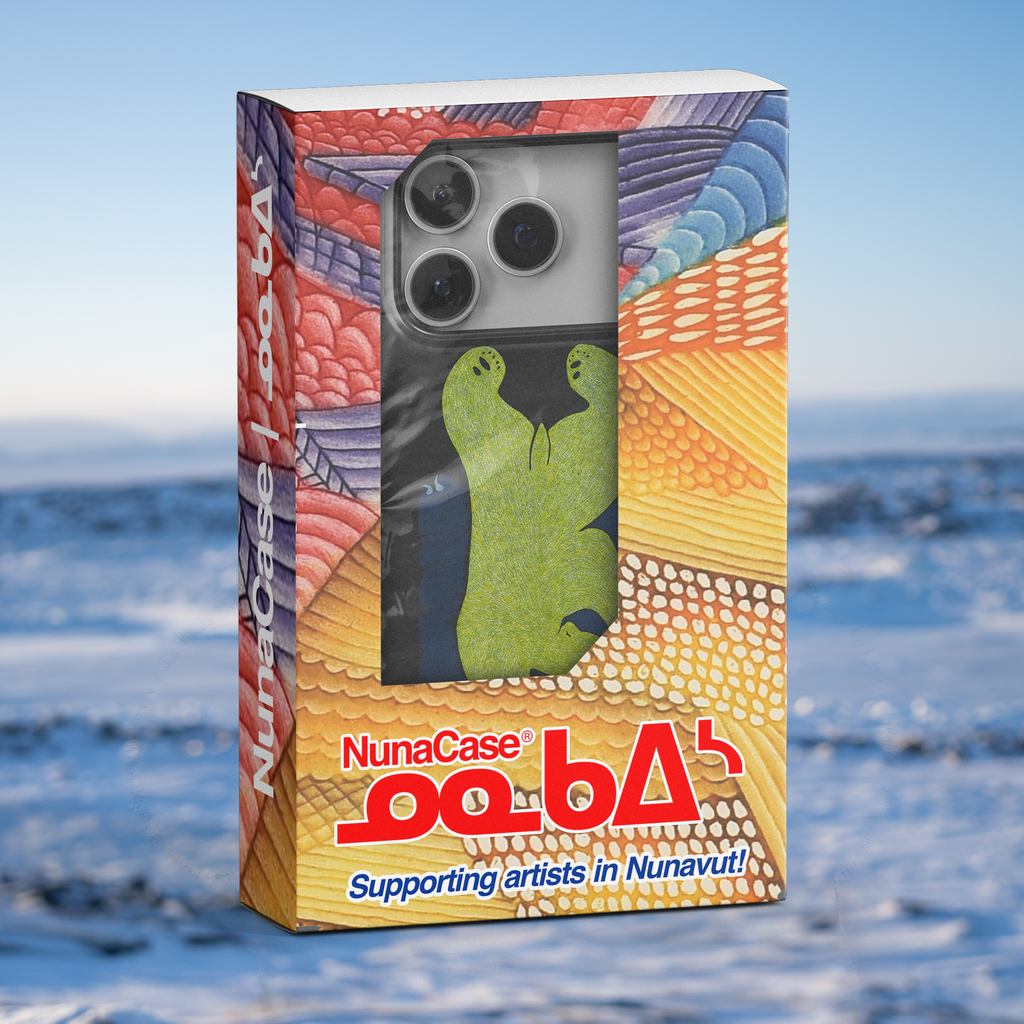 Diving Bear - Ningiukulu Teevee - iPhone Case
