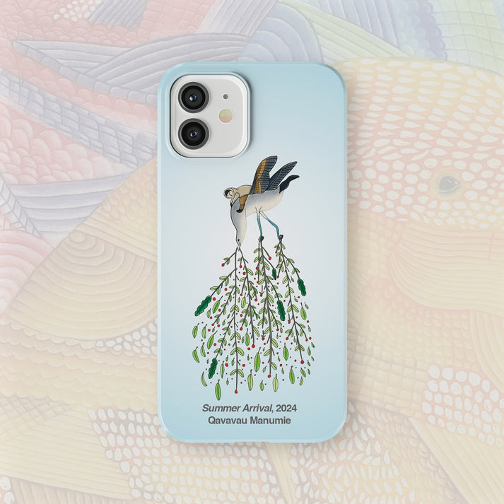Summer Arrival - Qavavau Manumie - iPhone Case