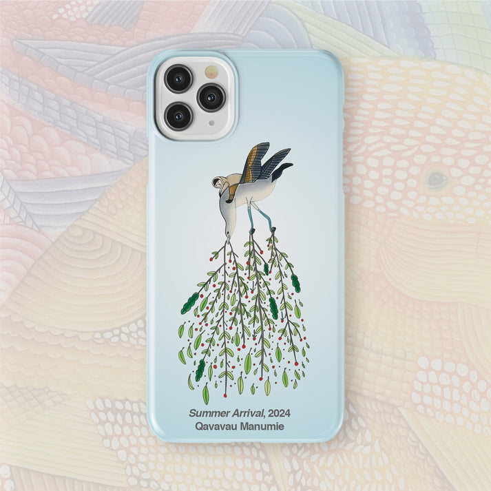 Summer Arrival - Qavavau Manumie - iPhone Case