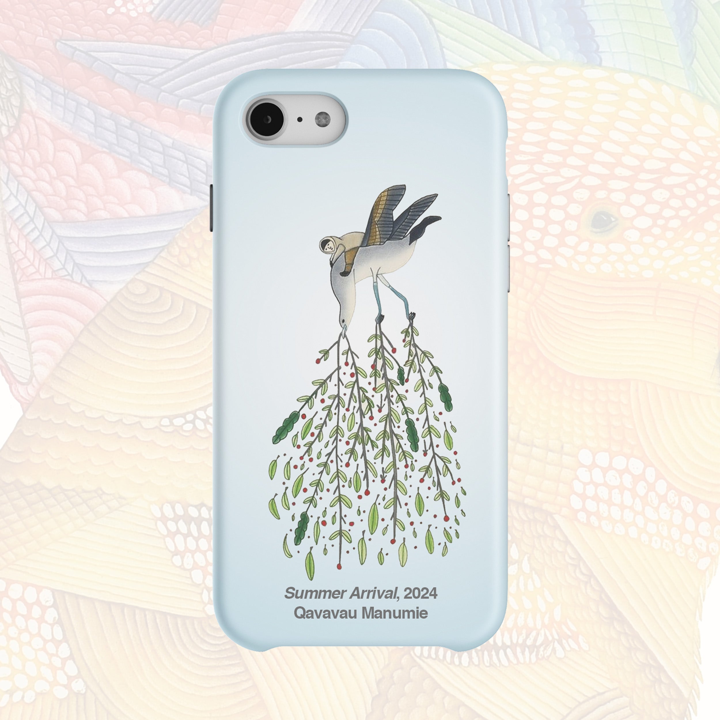 Summer Arrival - Qavavau Manumie - iPhone Case