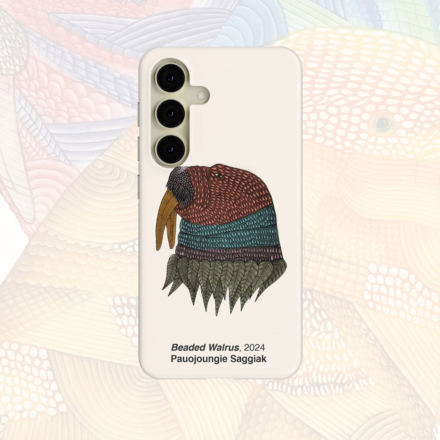 Galaxy S24+/S25+ - Beaded Walrus - Pauojoungie Saggiak