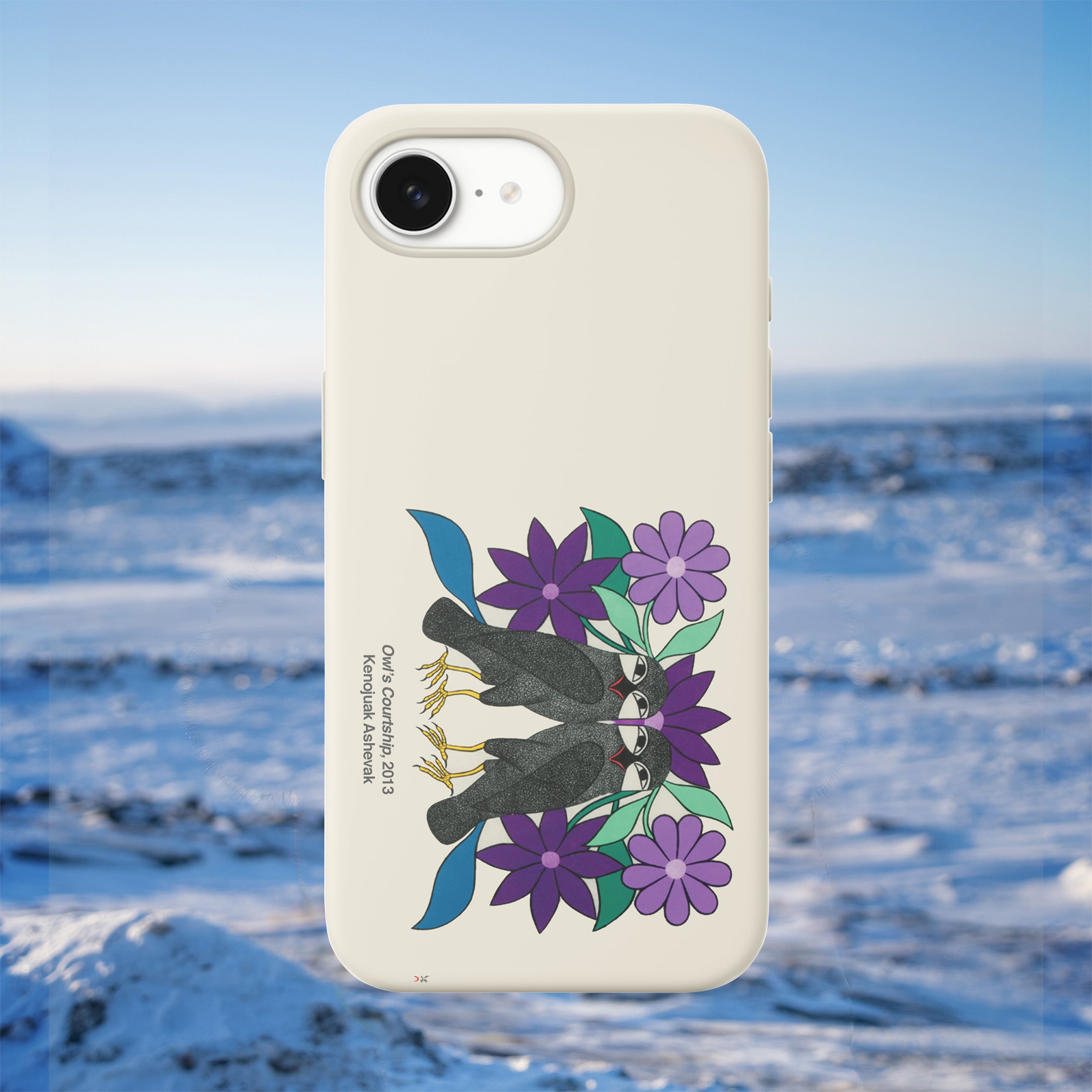 Owl’s Courtship - Kenojuak Ashevak - iPhone Case