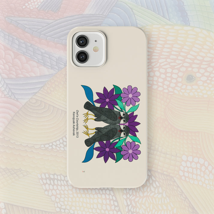 Owl’s Courtship - Kenojuak Ashevak - iPhone Case