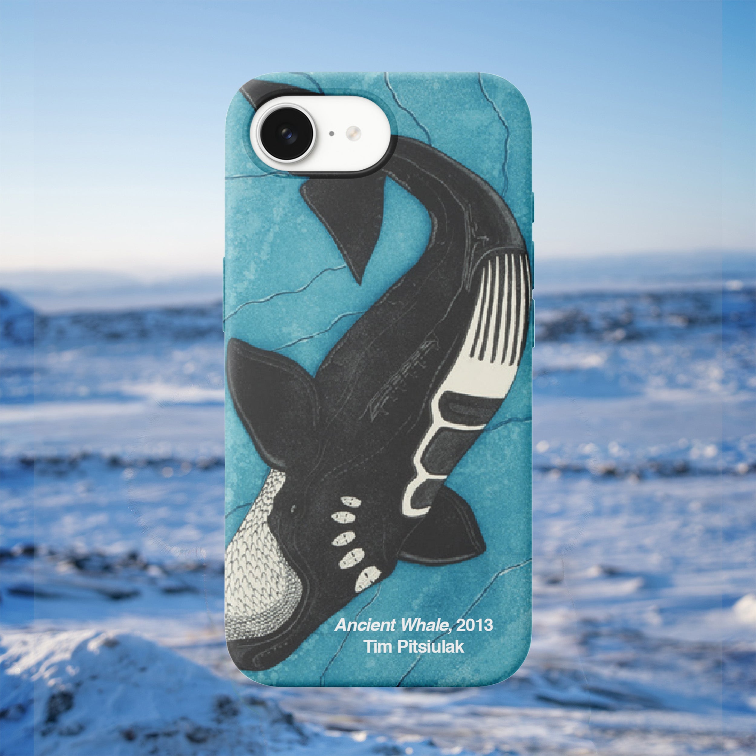 Ancient Whale - Tim Pitsiulak - iPhone Case