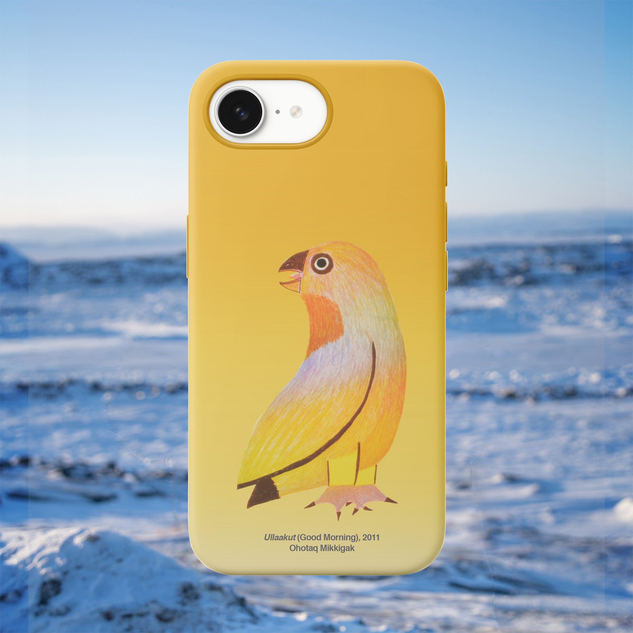 Ullaakut (Good Morning) - Ohotaq Mikkigak - iPhone Case