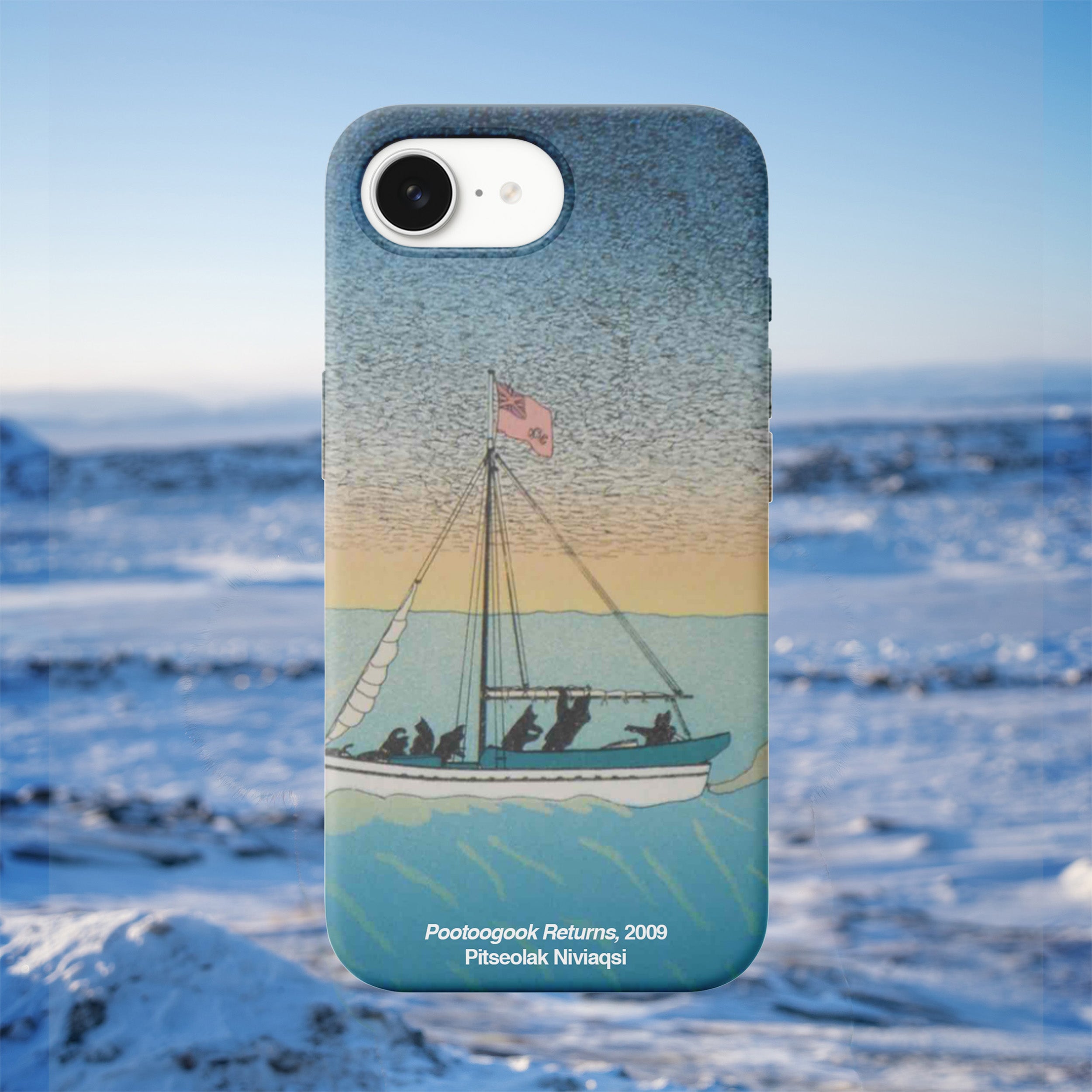 Pootogook Returns - Pitseolak Niviaqsi - iPhone Case