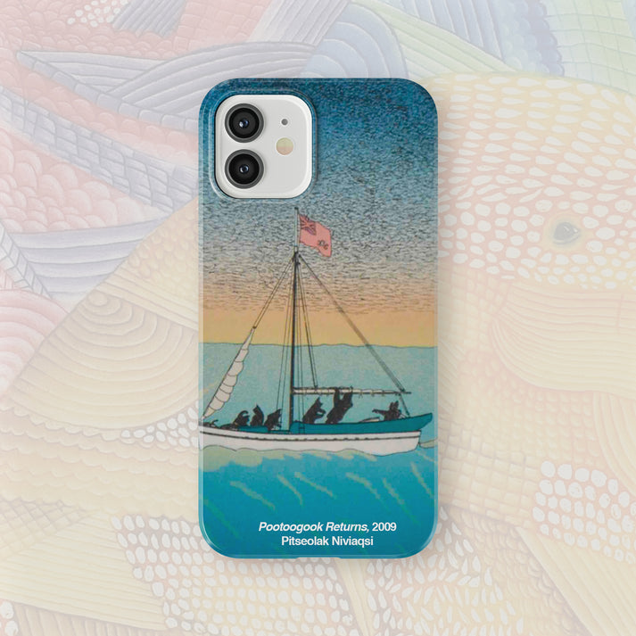 Pootogook Returns - Pitseolak Niviaqsi - iPhone Case