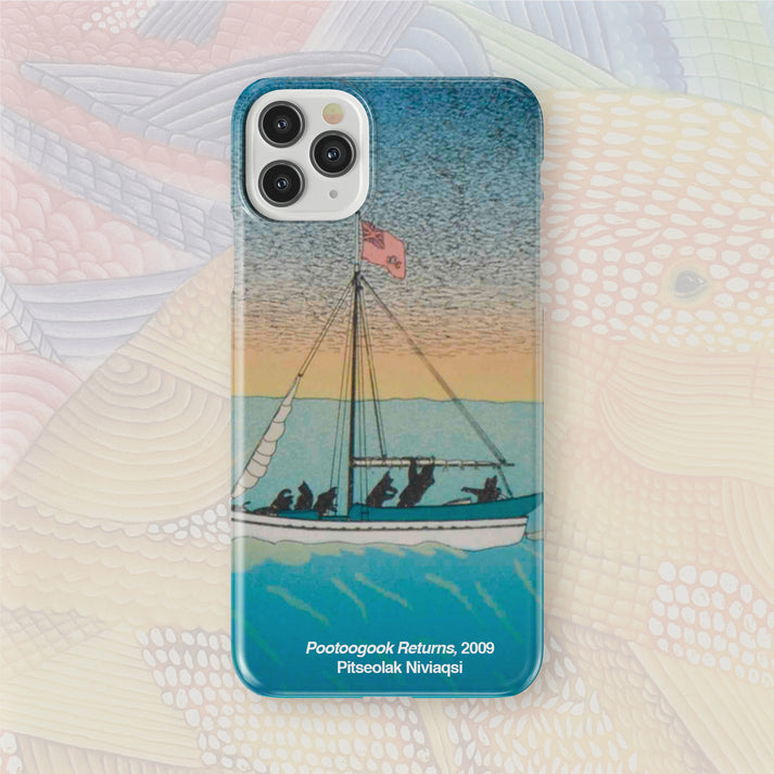 Pootogook Returns - Pitseolak Niviaqsi - iPhone Case