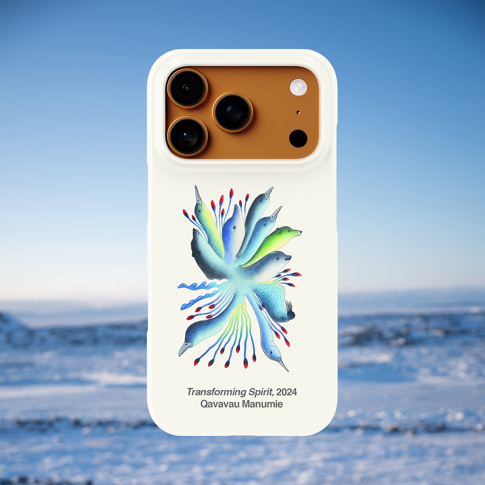 Transforming Spirit - Qavavau Manumie - iPhone Case