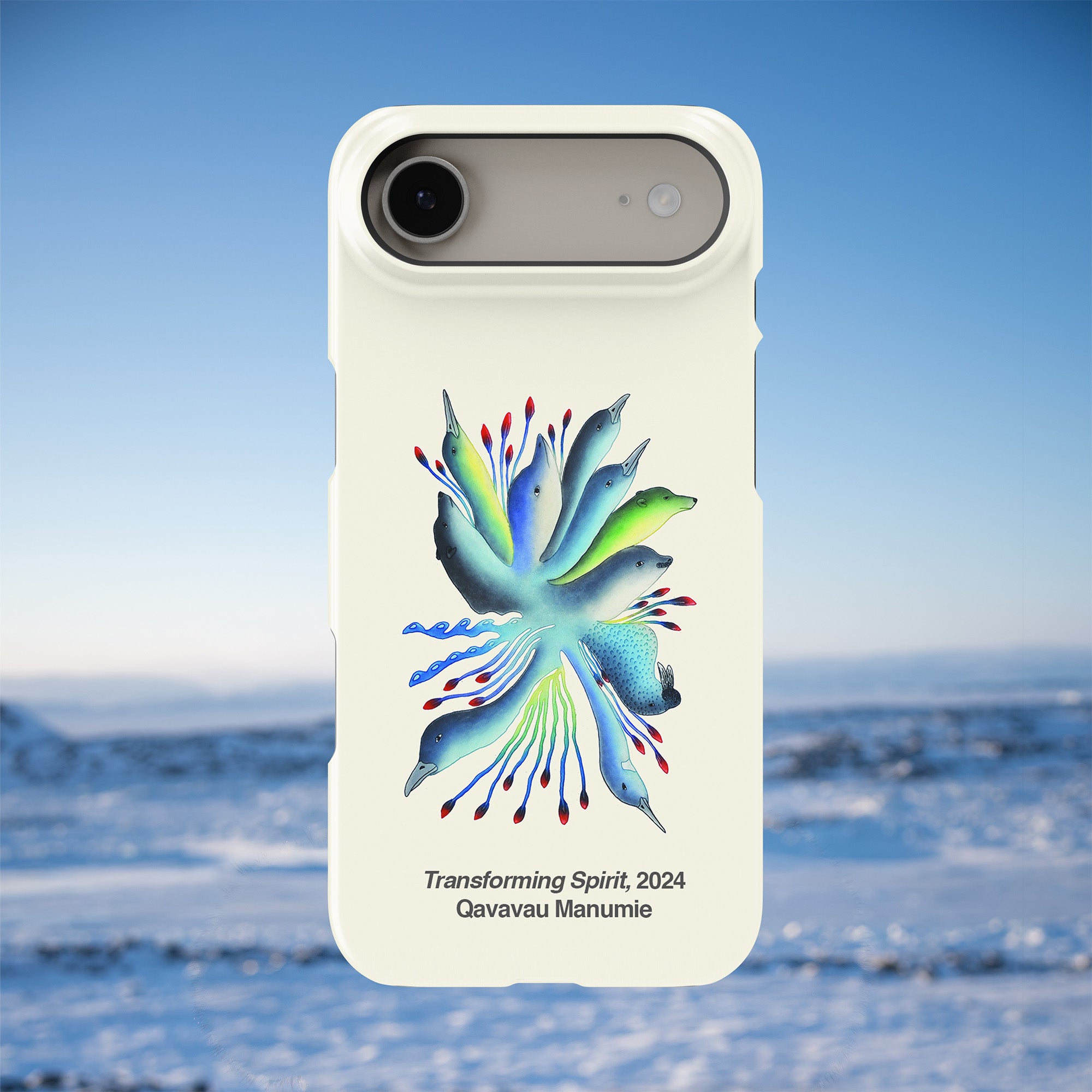 Transforming Spirit - Qavavau Manumie - iPhone Case