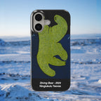 Diving Bear - Ningiukulu Teevee - iPhone Case