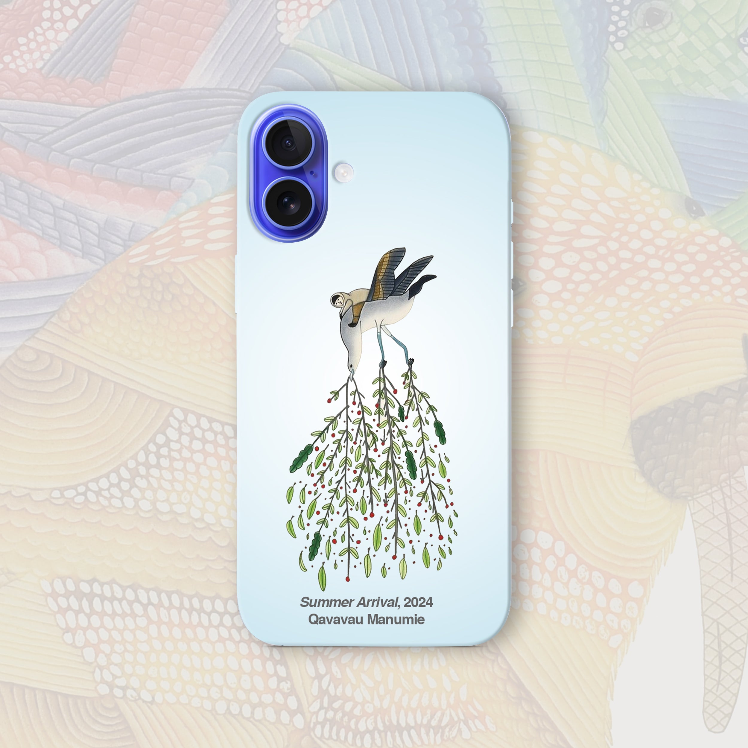 Summer Arrival - Qavavau Manumie - iPhone Case