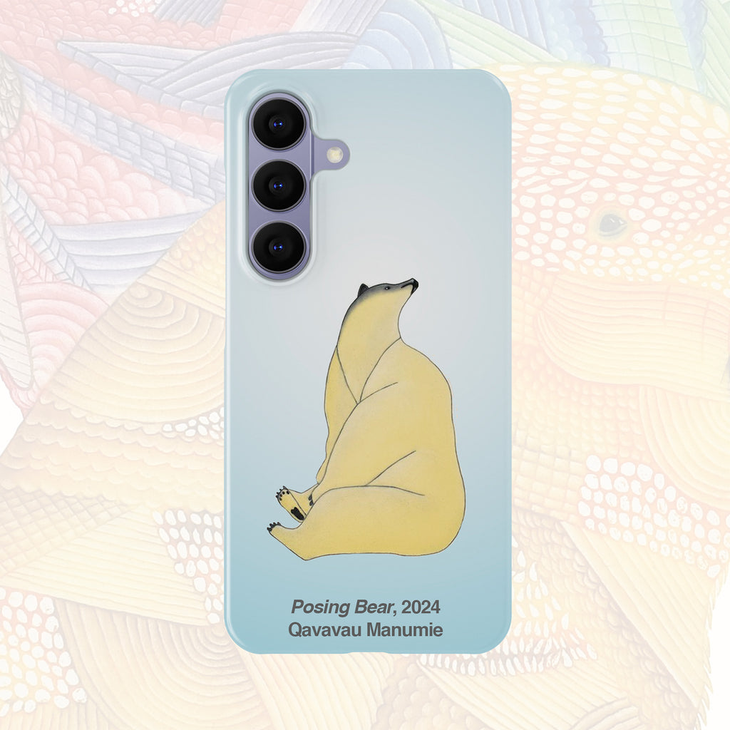 Posing Bear - Qavavau Manumie - Android Case