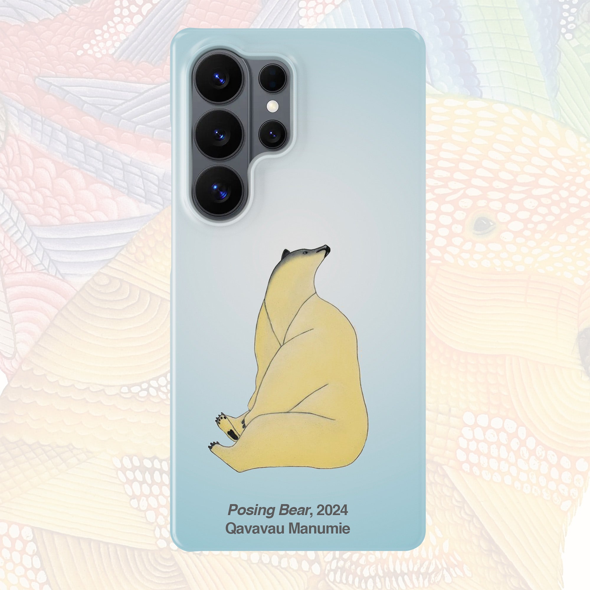 Posing Bear - Qavavau Manumie - Android Case