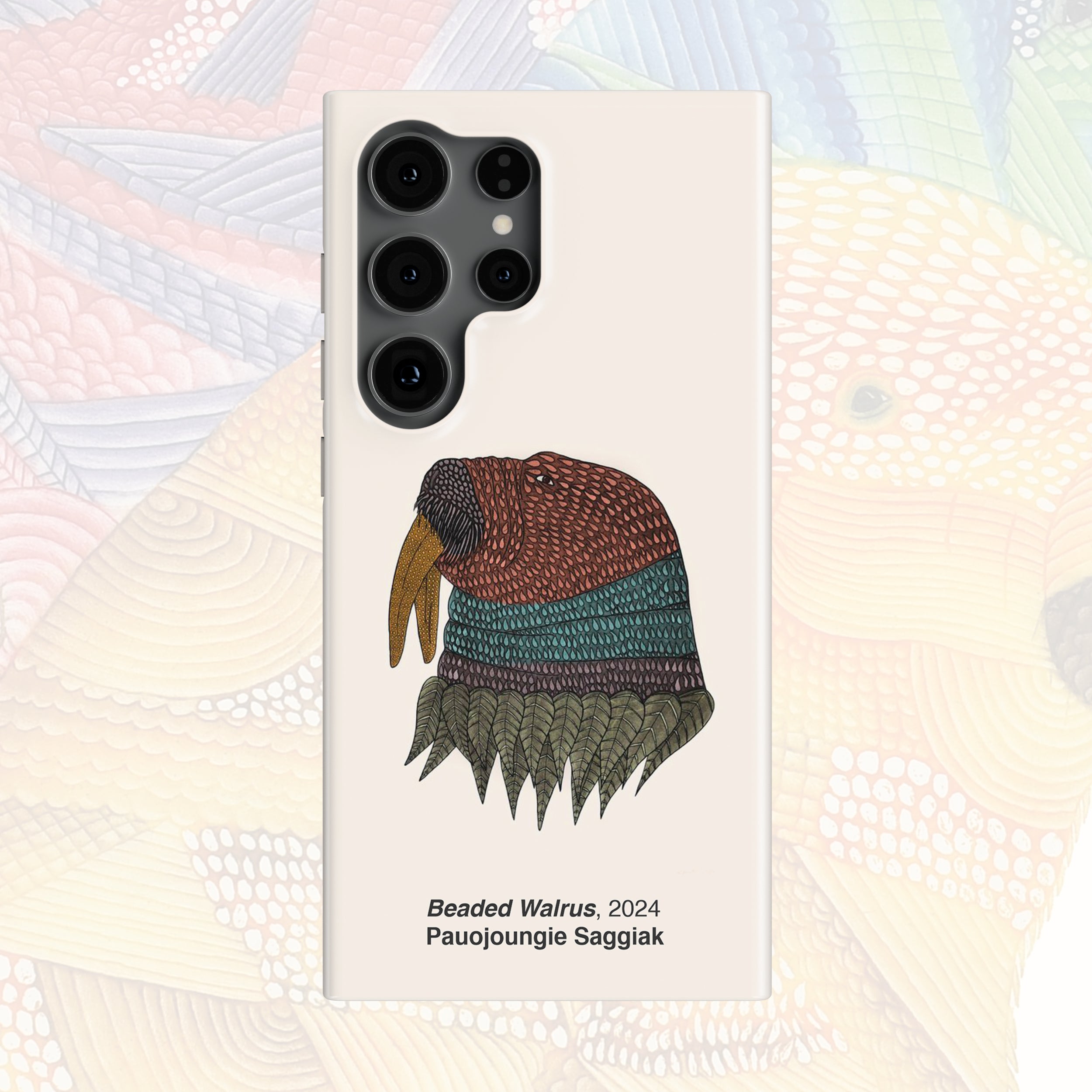Beaded Walrus - Pauojoungie Saggiak - Android Case