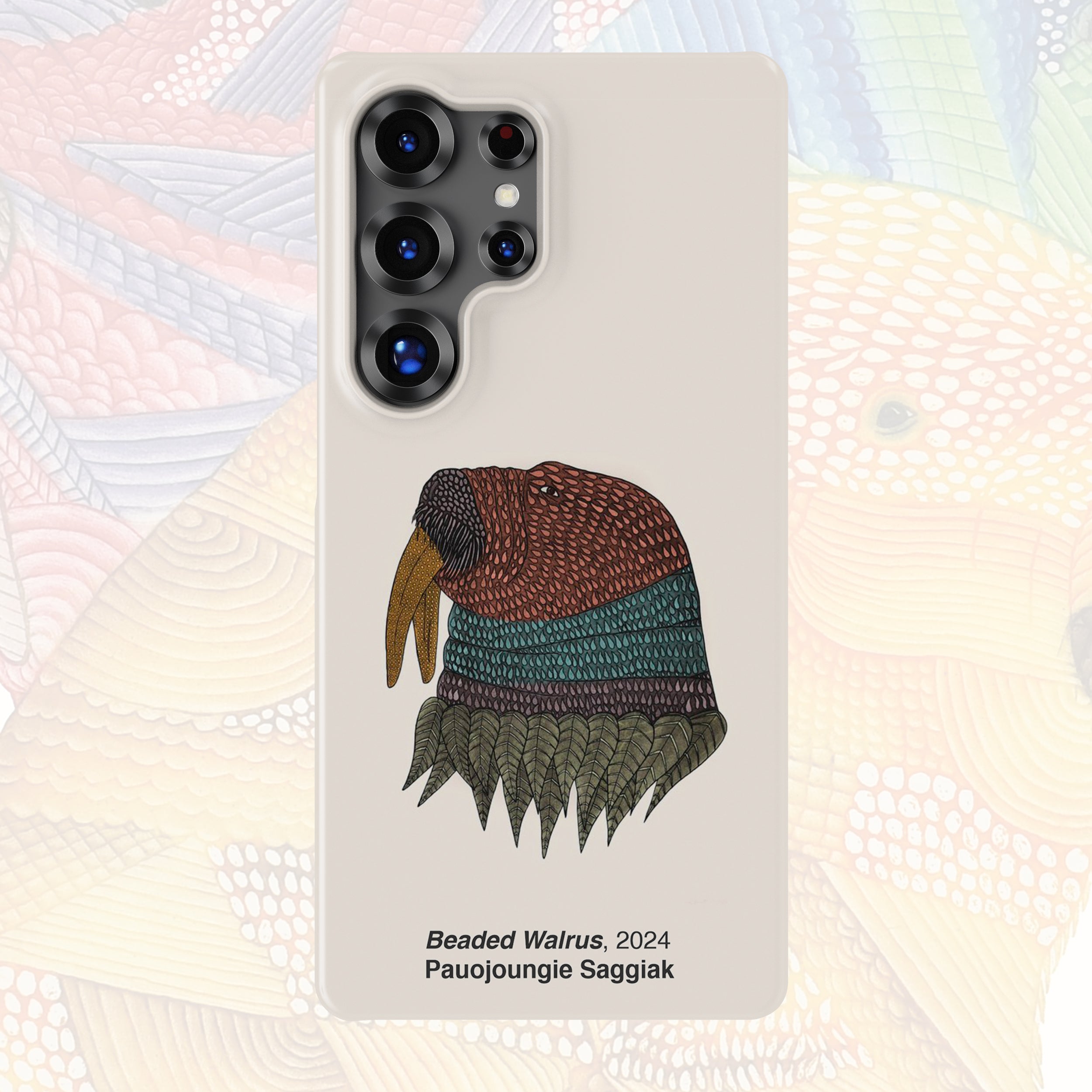 Beaded Walrus - Pauojoungie Saggiak - Android Case
