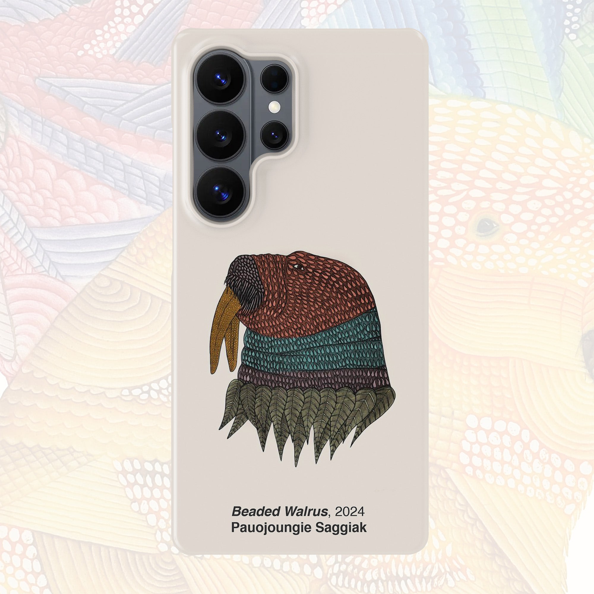 Beaded Walrus - Pauojoungie Saggiak - Android Case