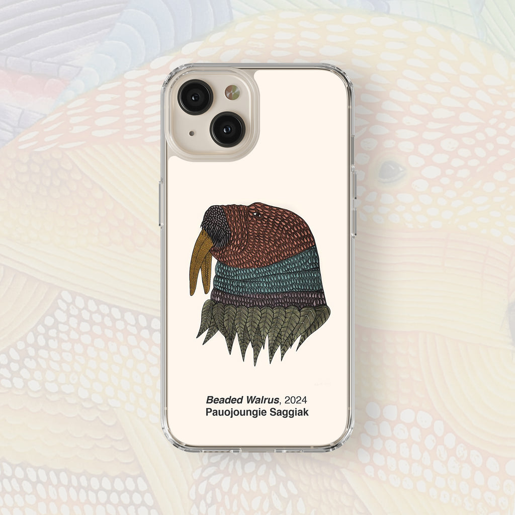 Beaded Walrus - Pauojoungie Saggiak - iPhone Case