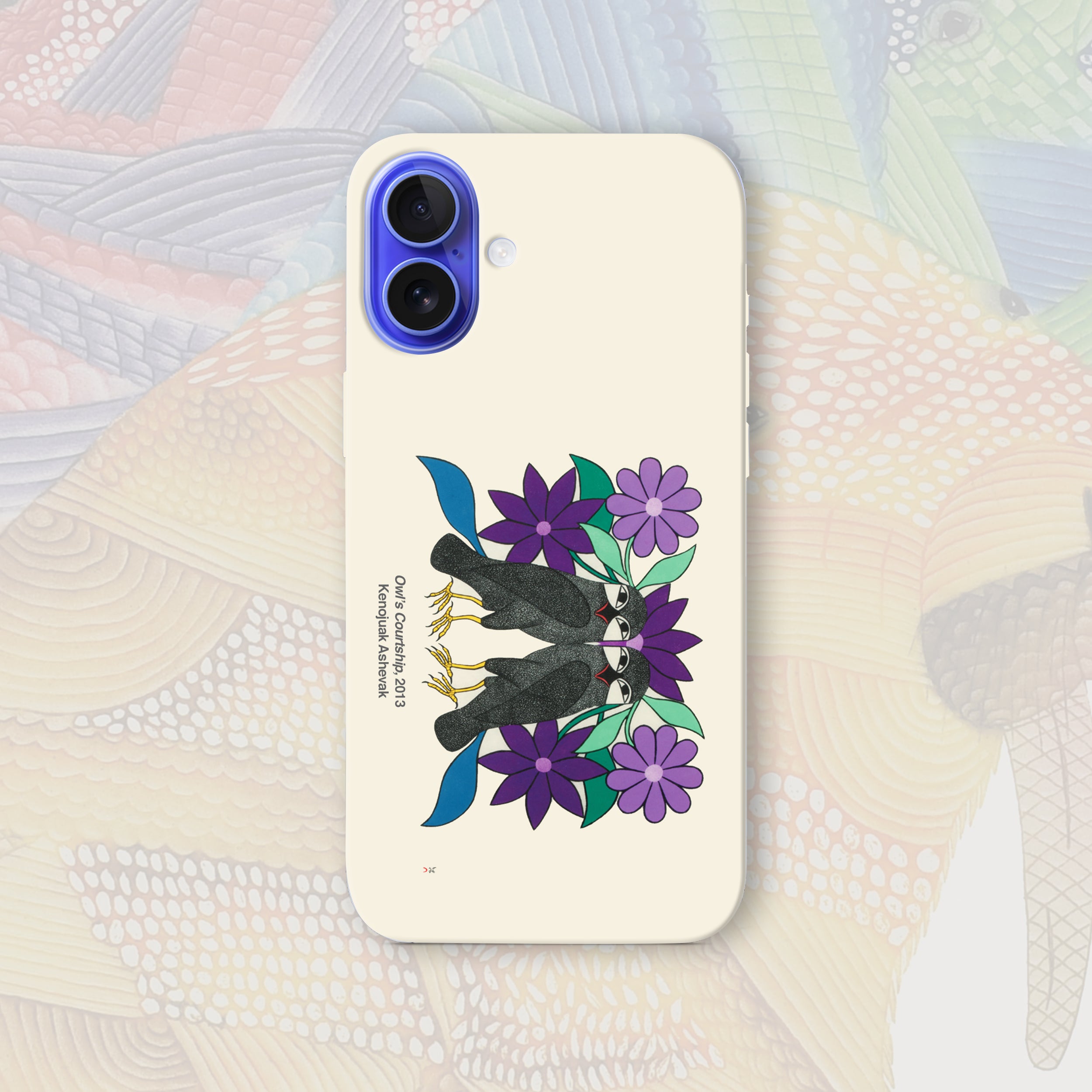 Owl’s Courtship - Kenojuak Ashevak - iPhone Case