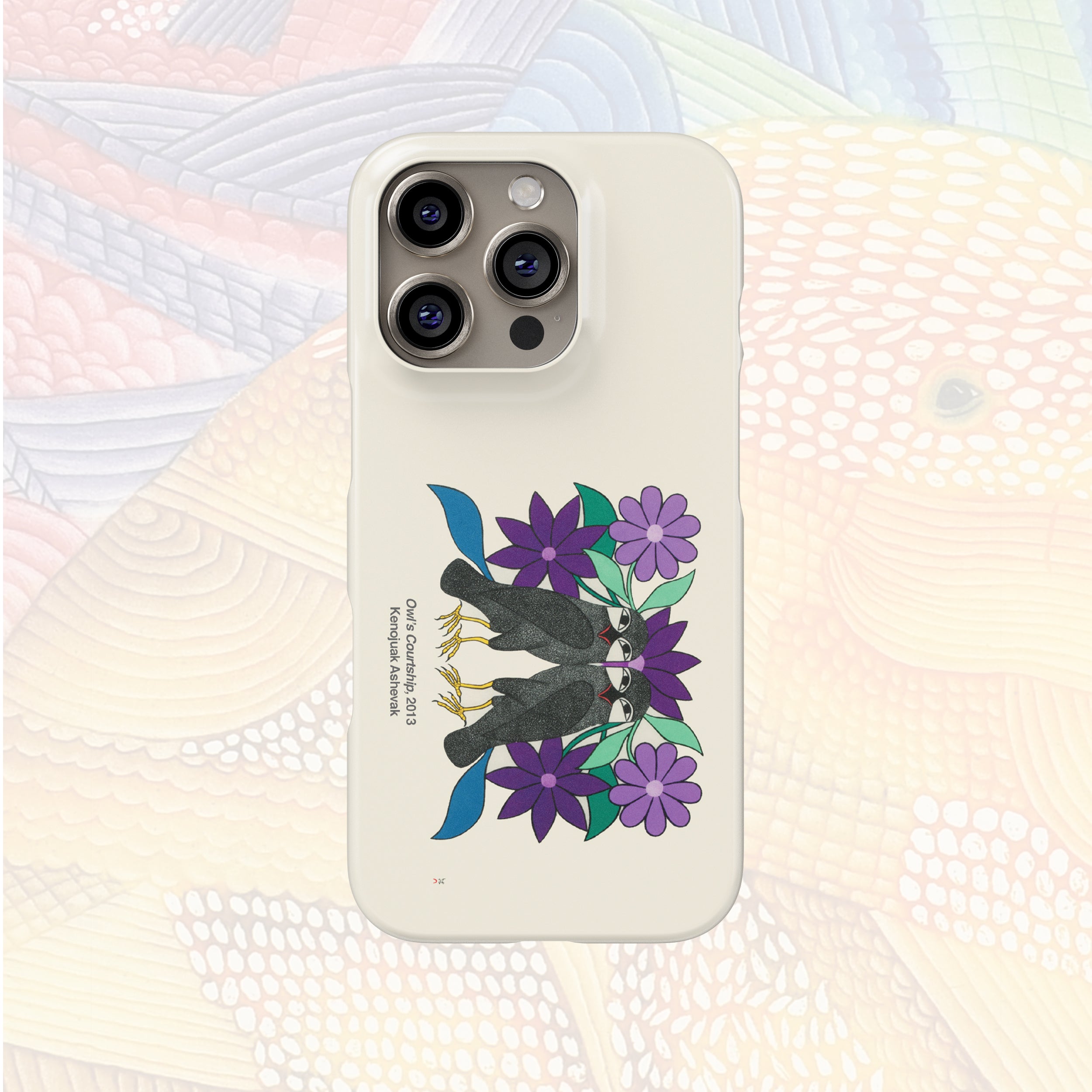 Owl’s Courtship - Kenojuak Ashevak - iPhone Case