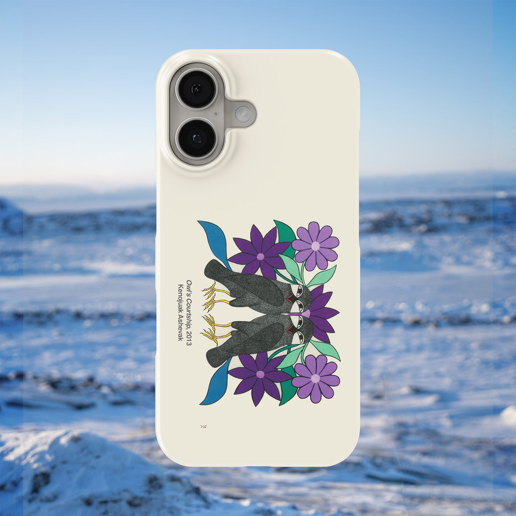 Owl’s Courtship - Kenojuak Ashevak - iPhone Case