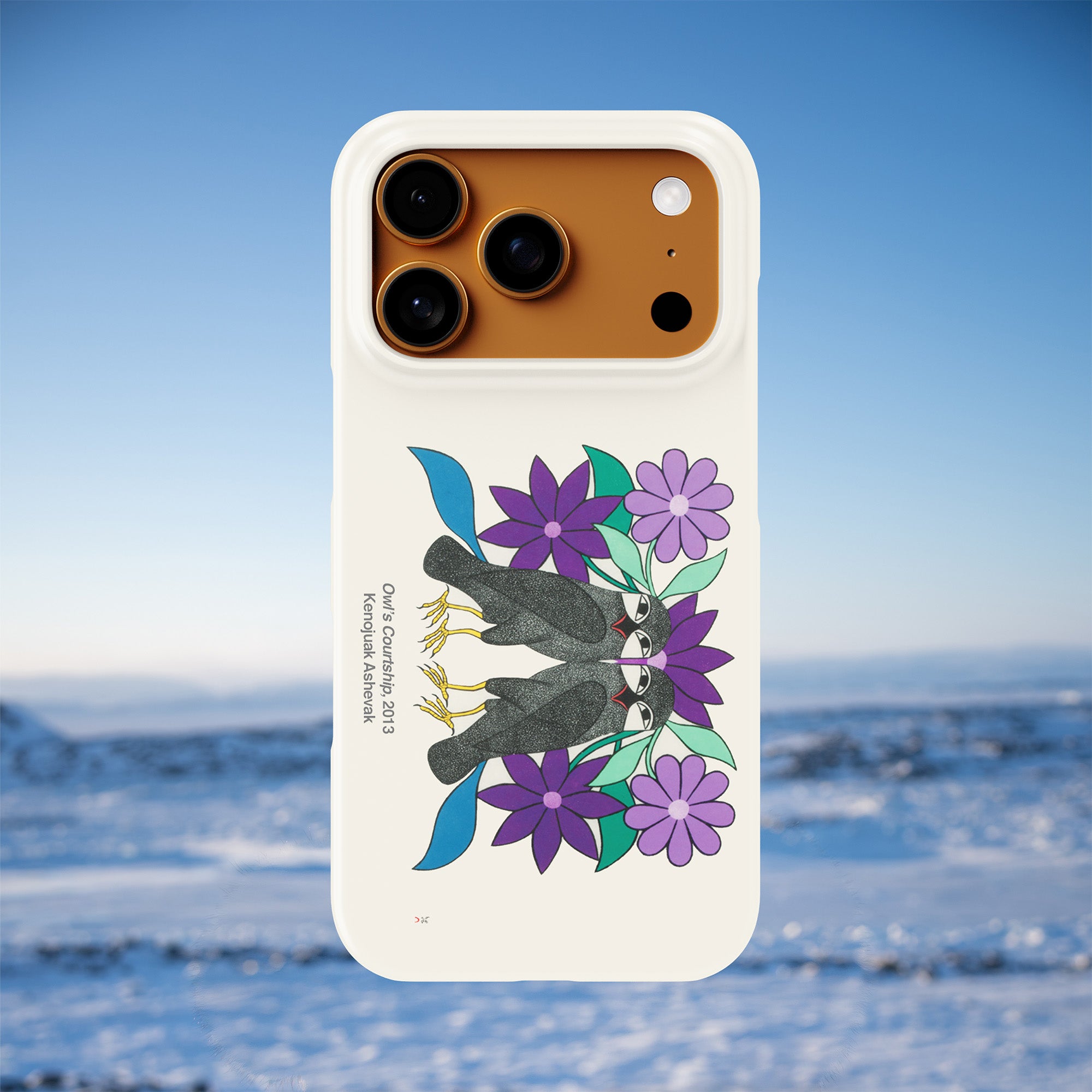Owl’s Courtship - Kenojuak Ashevak - iPhone Case