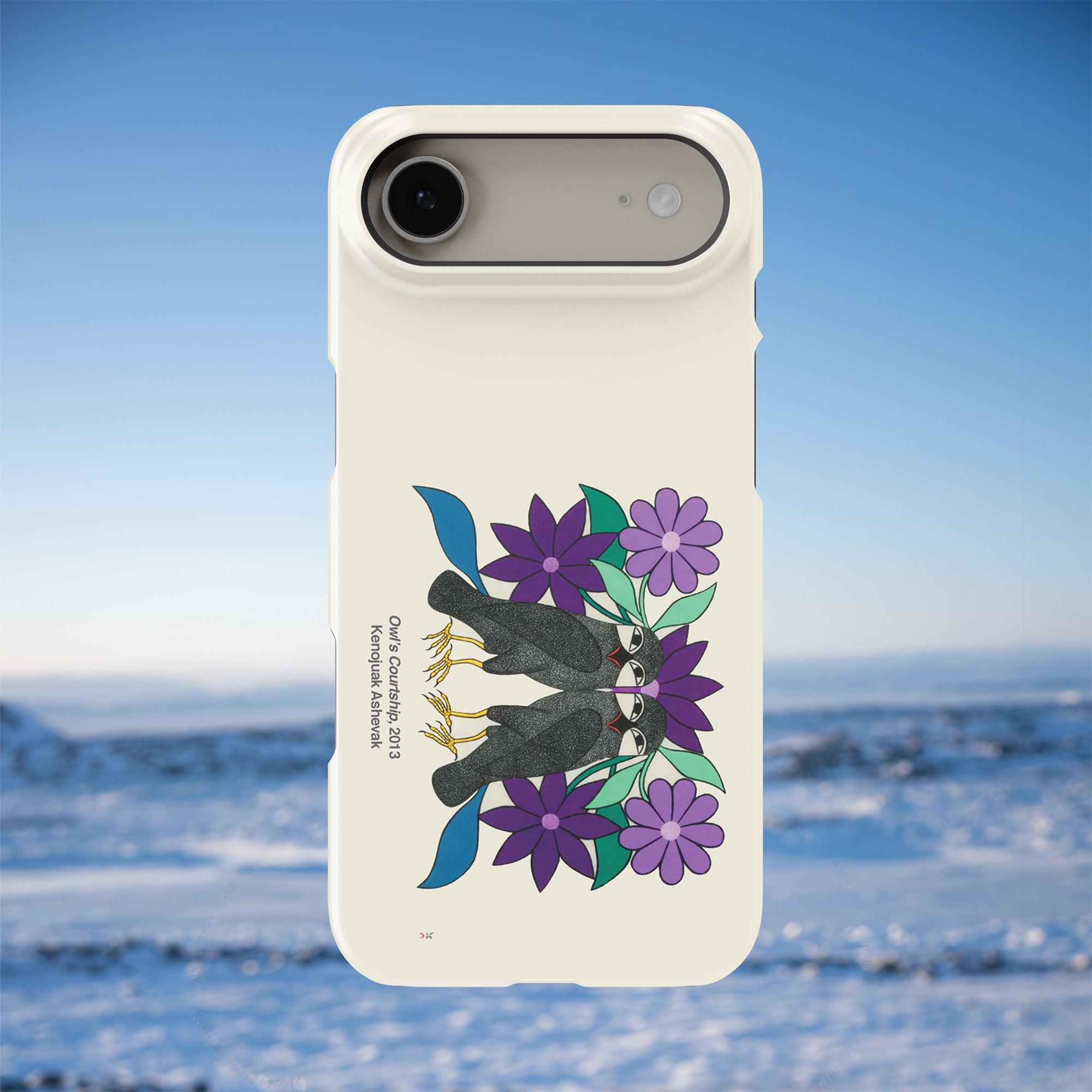 Owl’s Courtship - Kenojuak Ashevak - iPhone Case