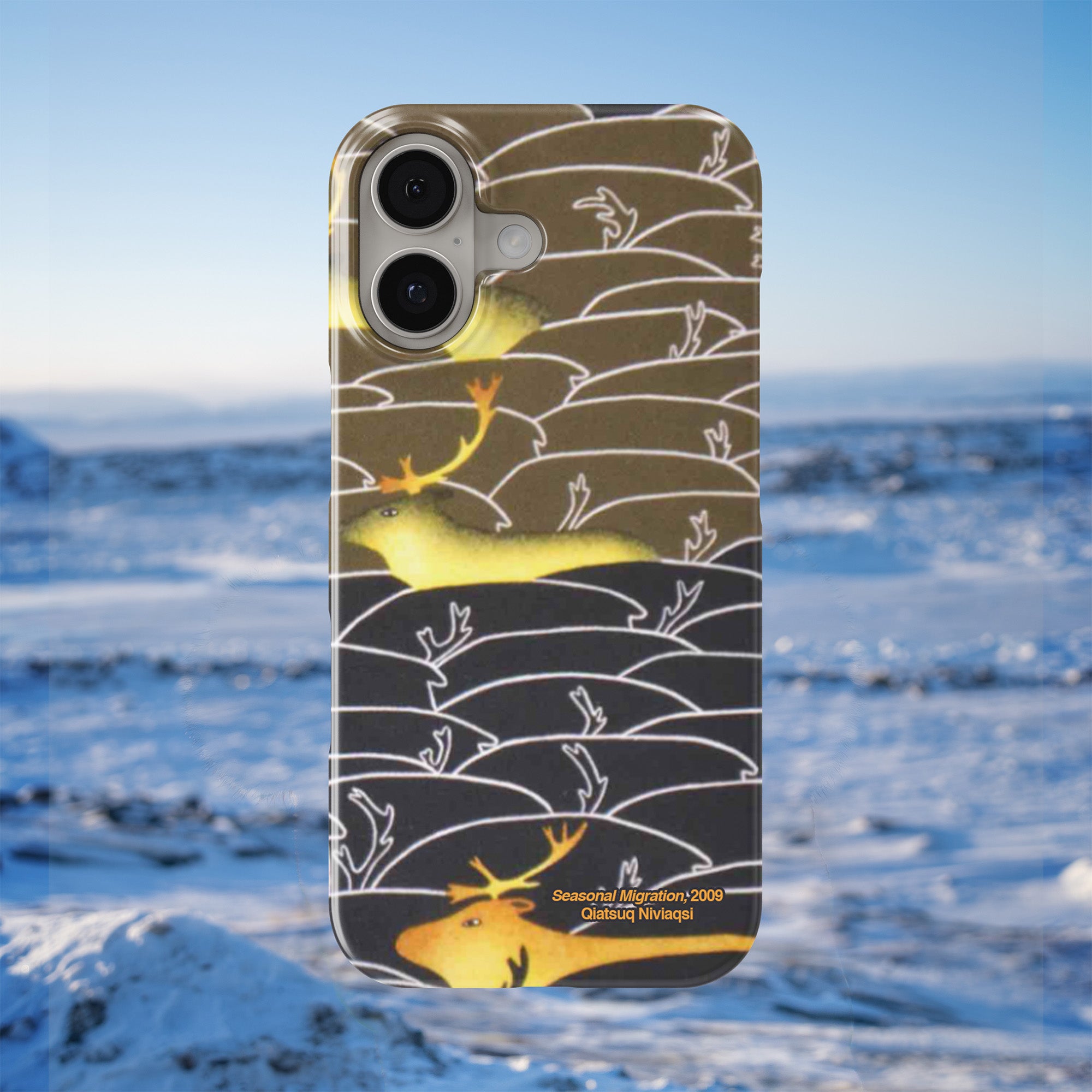 Seasonal Migration - Qiatsuq Niviaqsi - iPhone Case