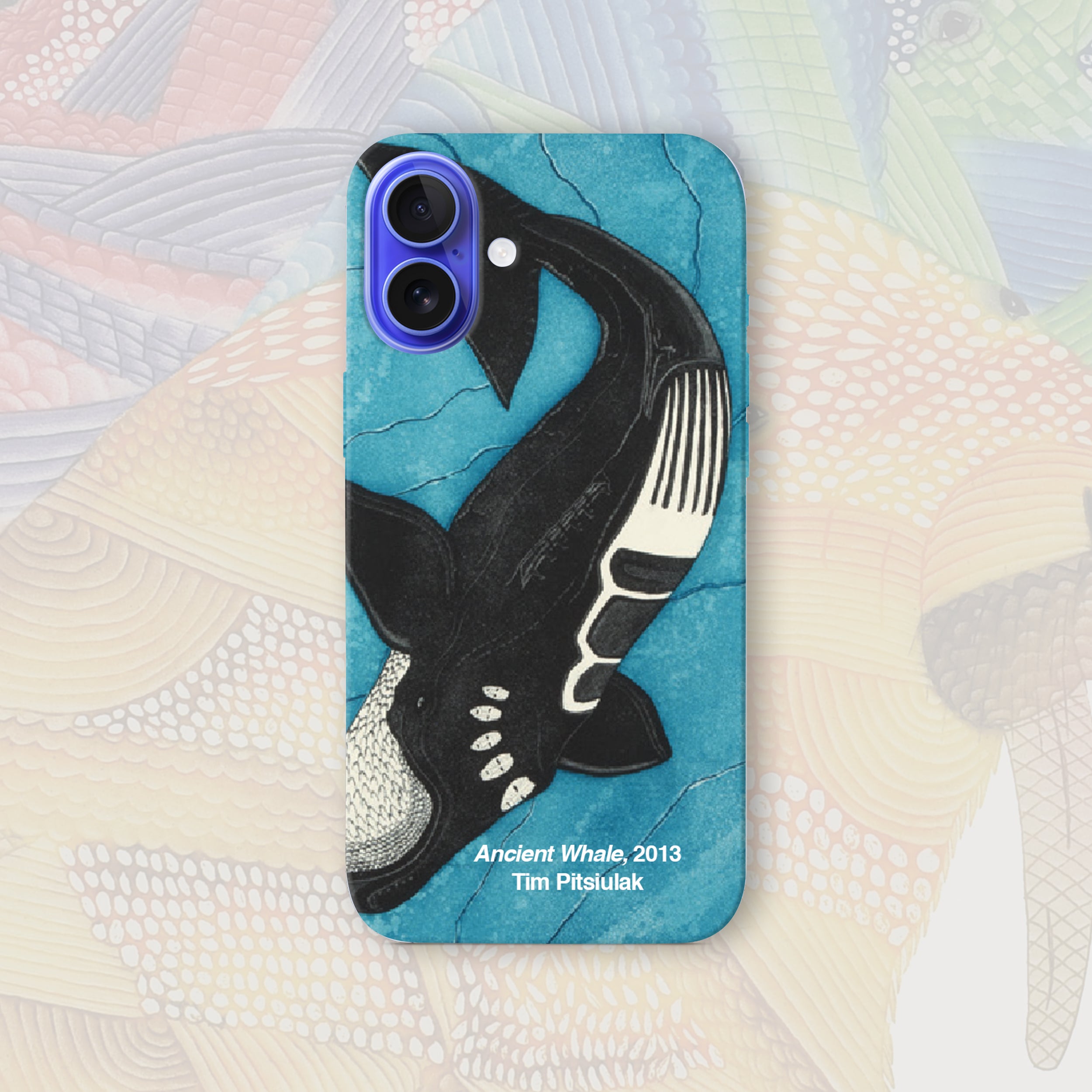 Ancient Whale - Tim Pitsiulak - iPhone Case