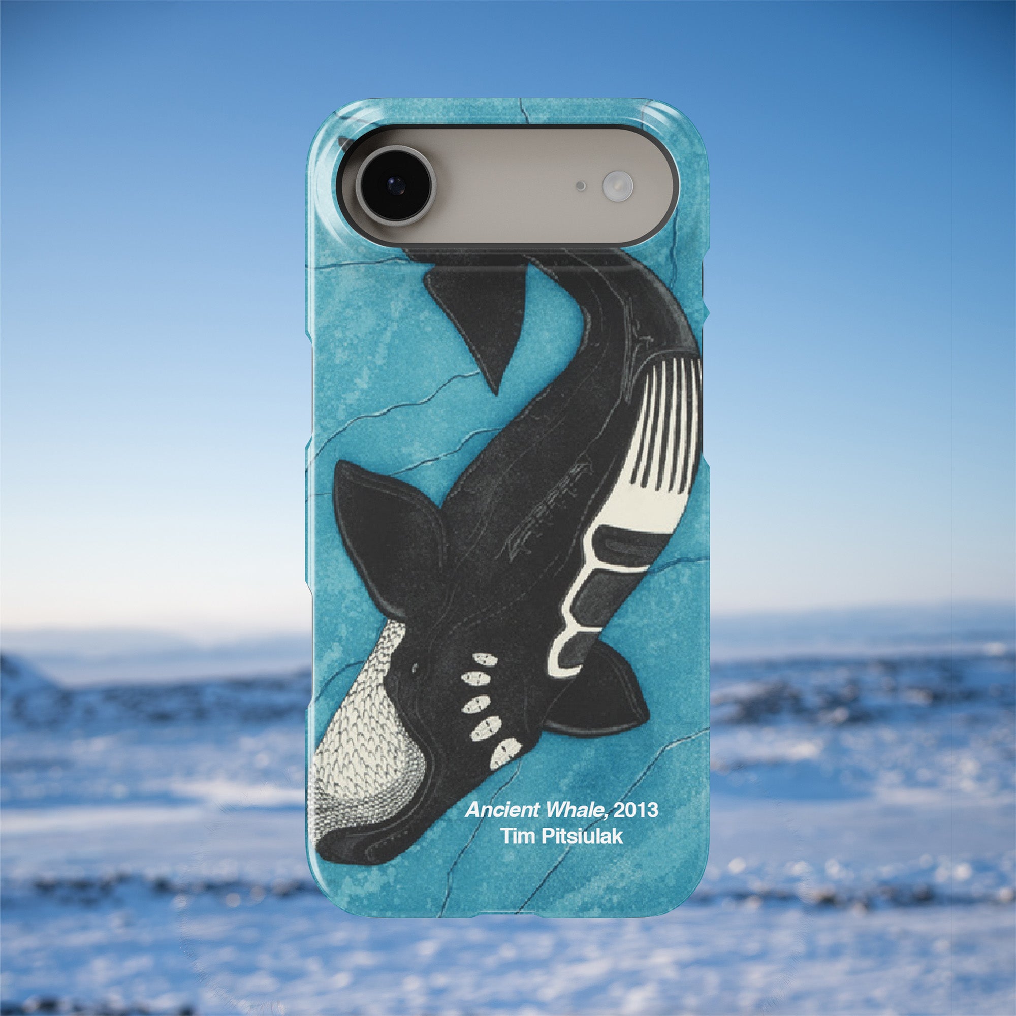 Ancient Whale - Tim Pitsiulak - iPhone Case