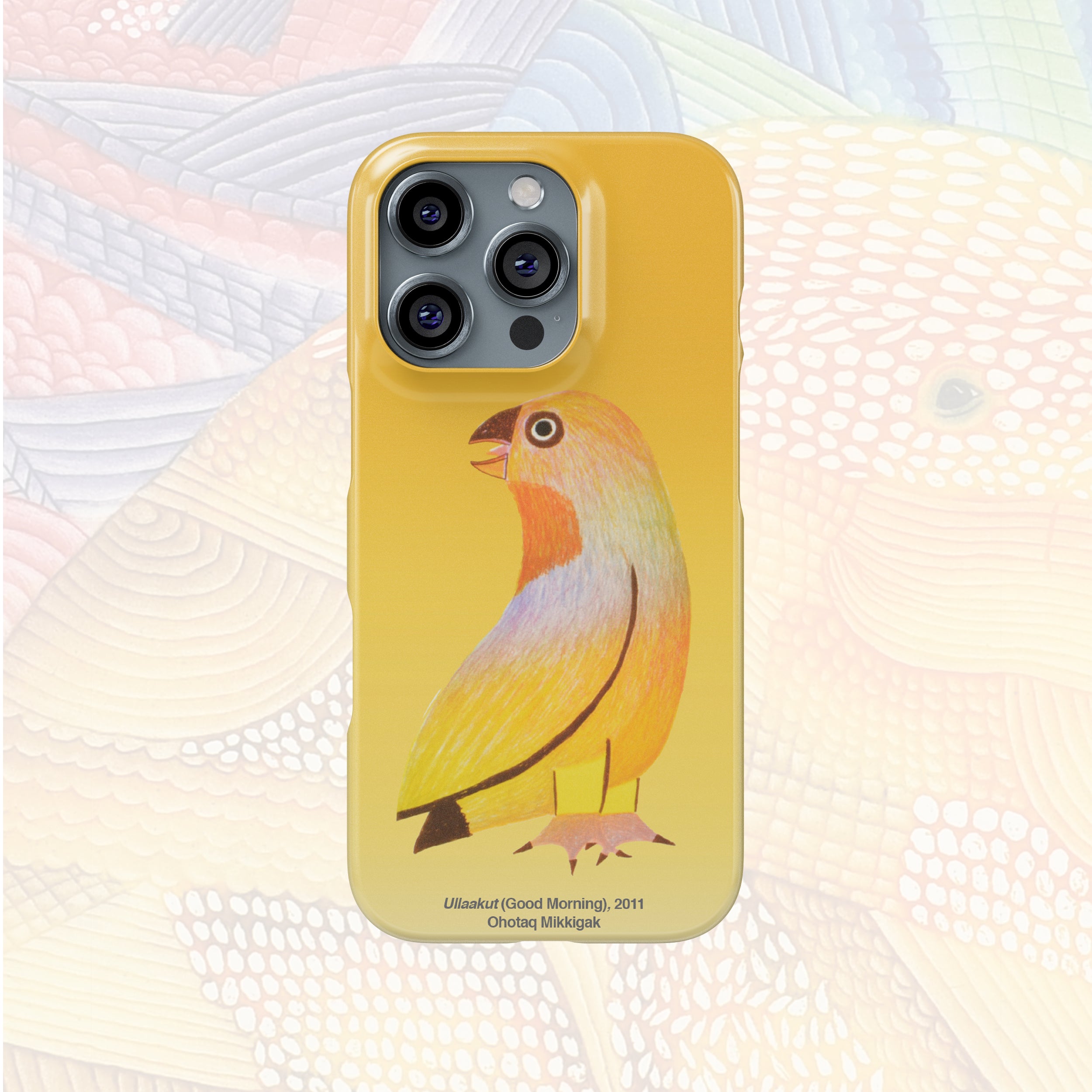 Ullaakut (Good Morning) - Ohotaq Mikkigak - iPhone Case