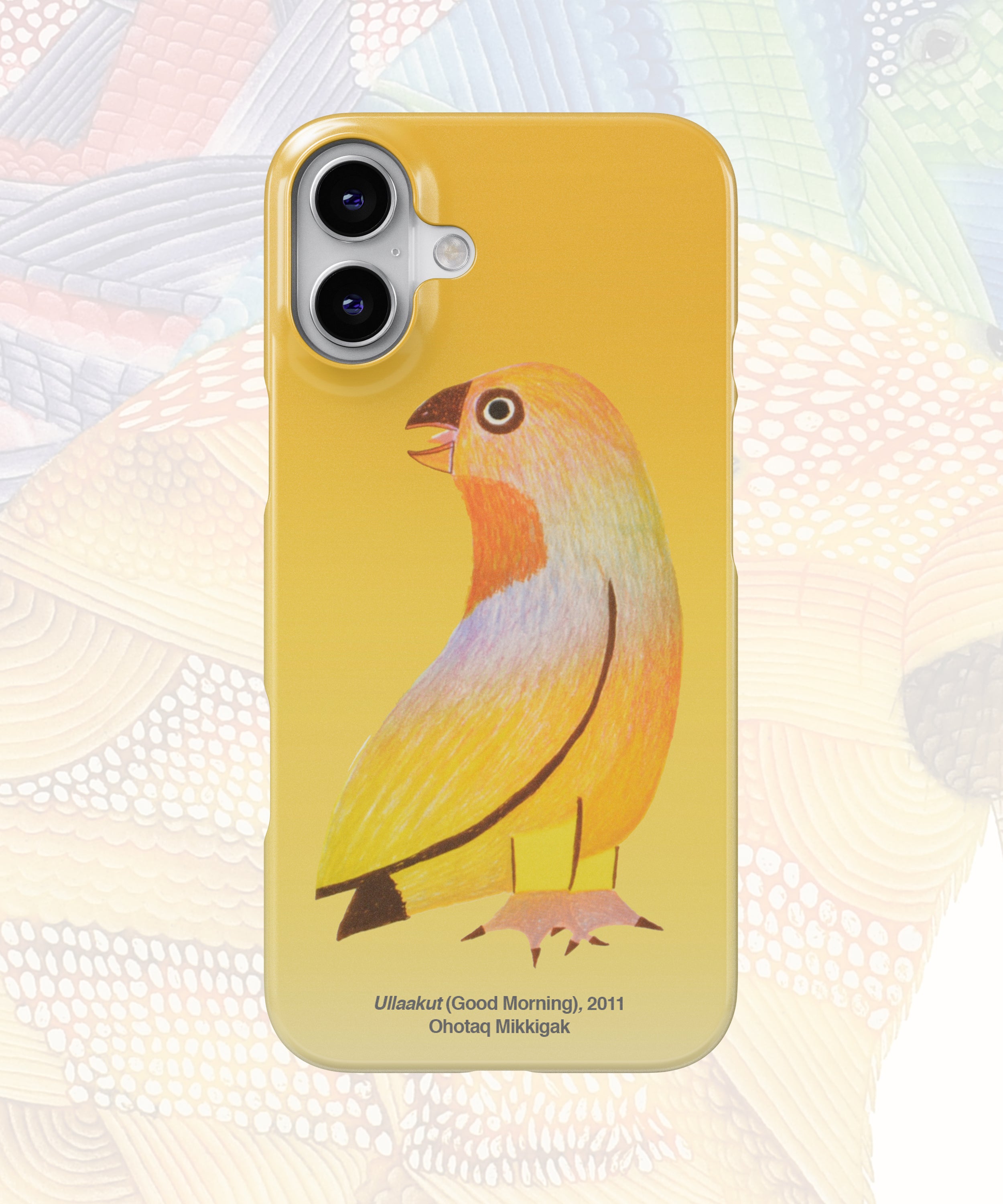 Ullaakut (Good Morning) - Ohotaq Mikkigak - iPhone Case
