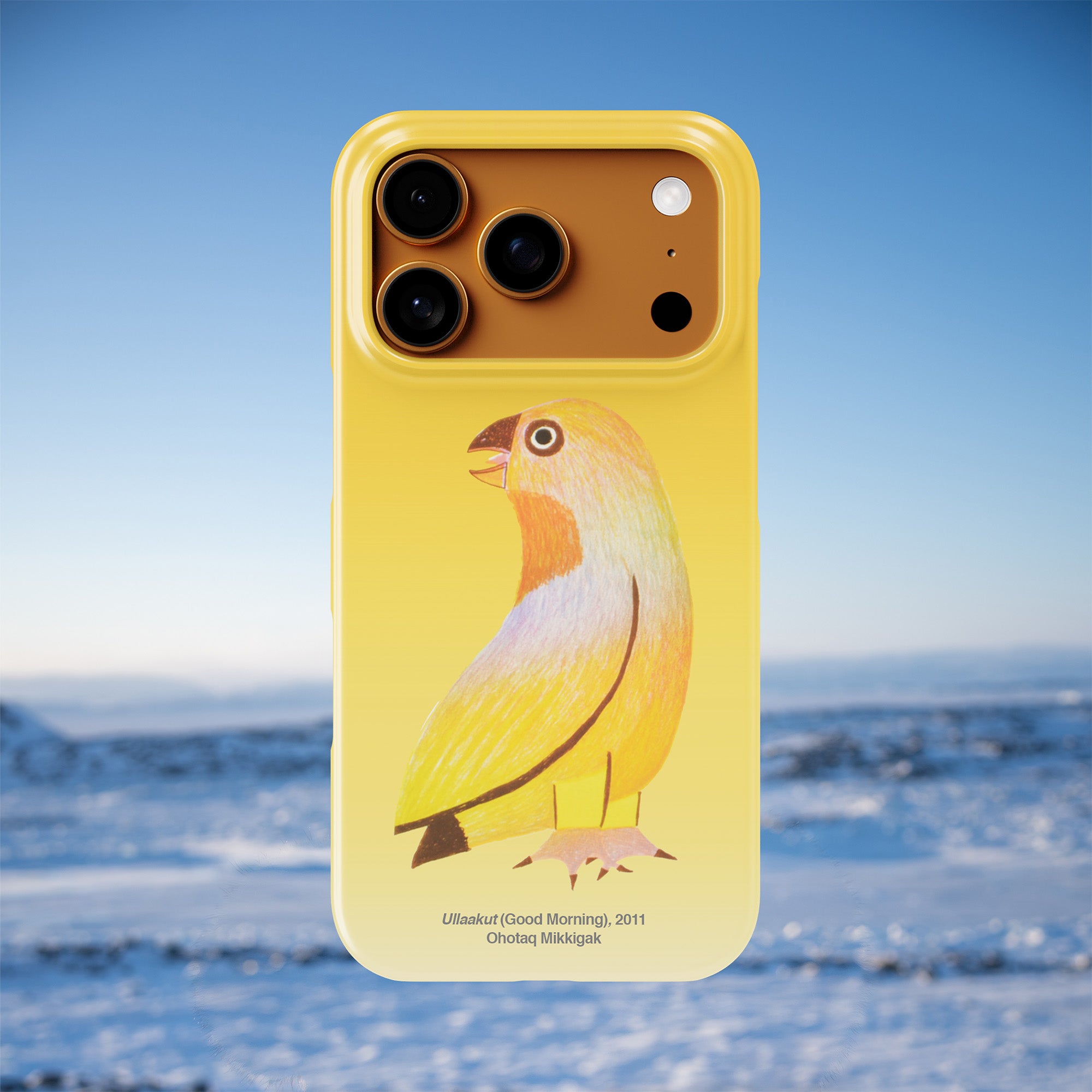 Ullaakut (Good Morning) - Ohotaq Mikkigak - iPhone Case