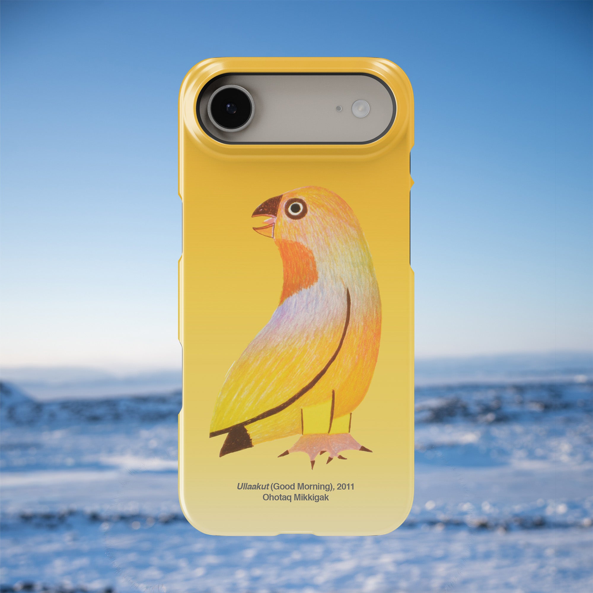 Ullaakut (Good Morning) - Ohotaq Mikkigak - iPhone Case