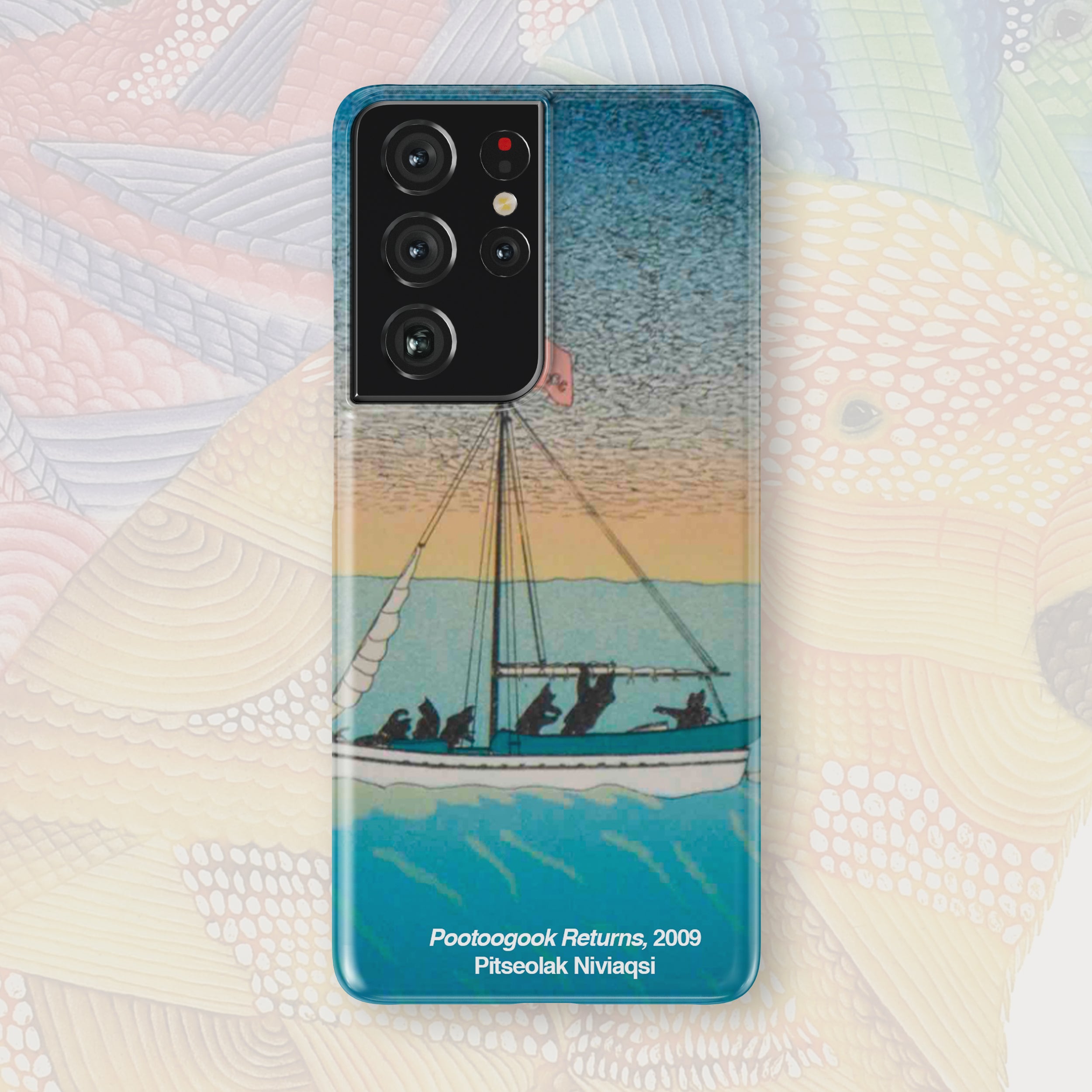 Pootogook Returns - Pitseolak Niviaqsi - Android Case