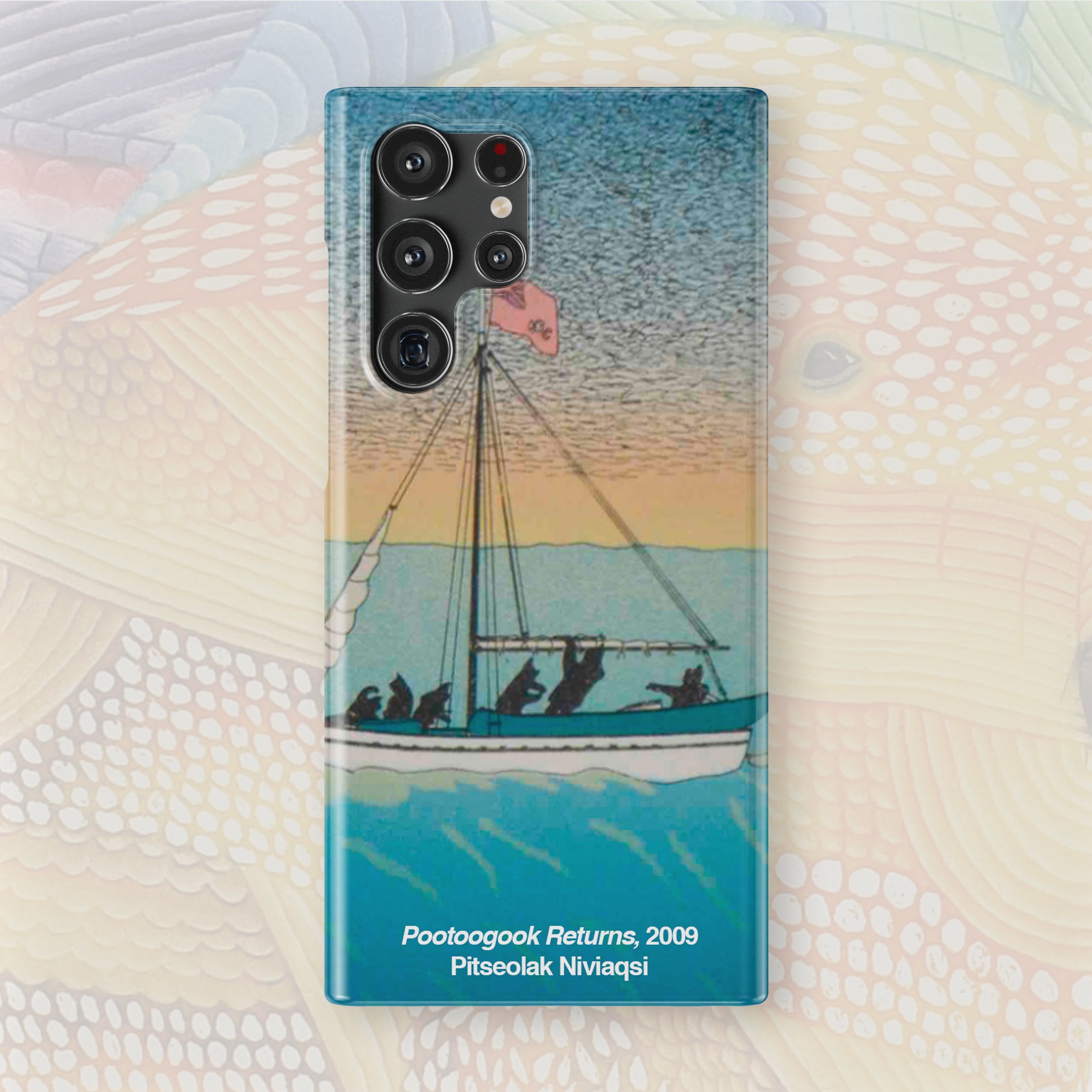 Pootogook Returns - Pitseolak Niviaqsi - Android Case