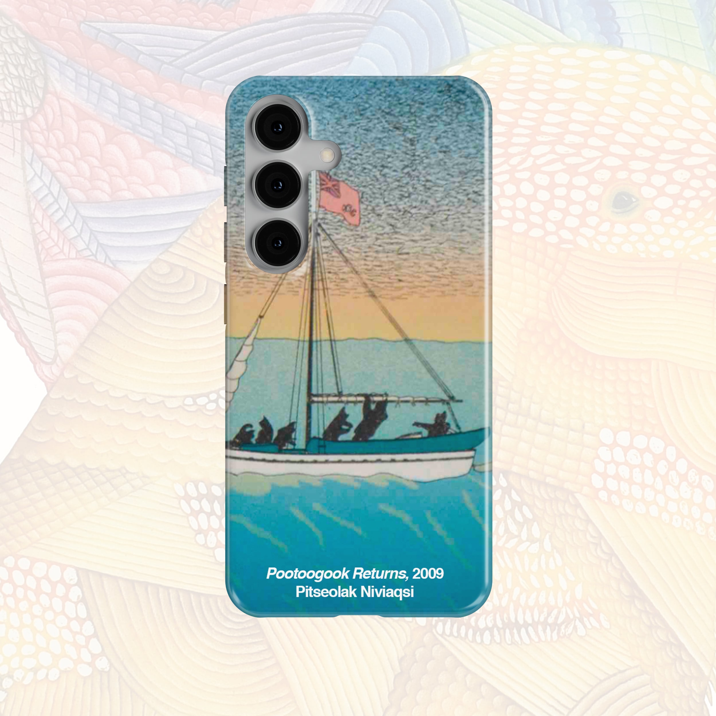 Pootogook Returns - Pitseolak Niviaqsi - Android Case