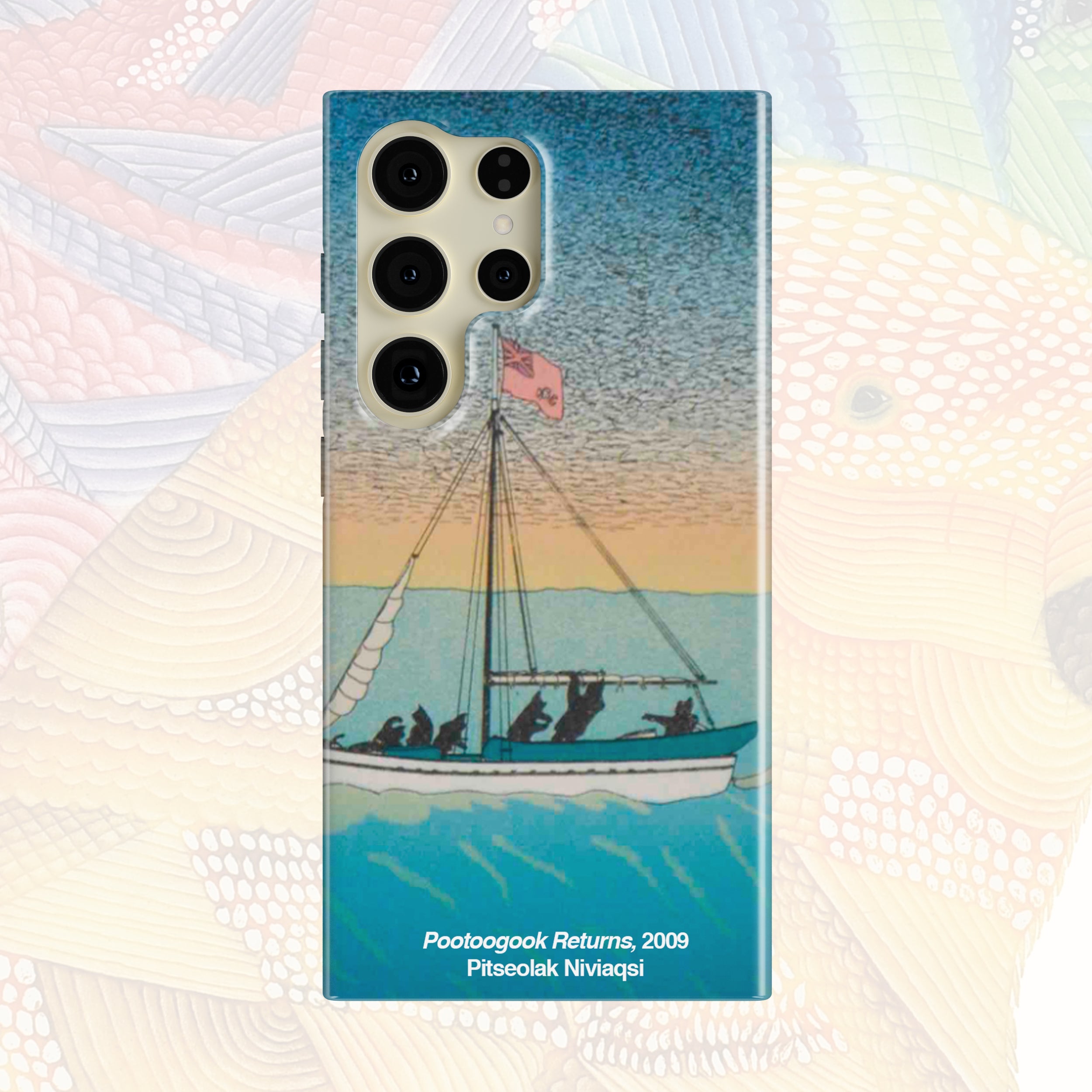Pootogook Returns - Pitseolak Niviaqsi - Android Case