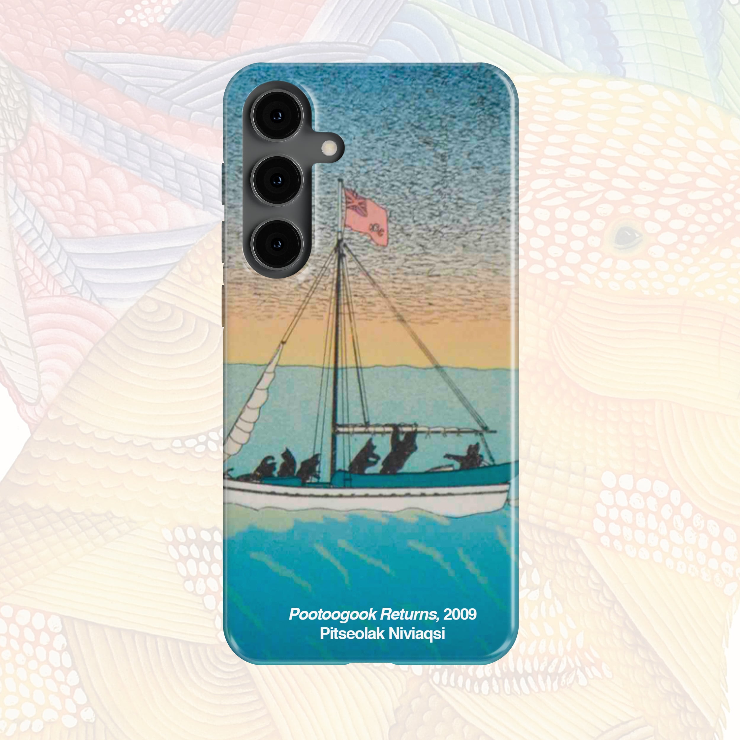 Pootogook Returns - Pitseolak Niviaqsi - Android Case