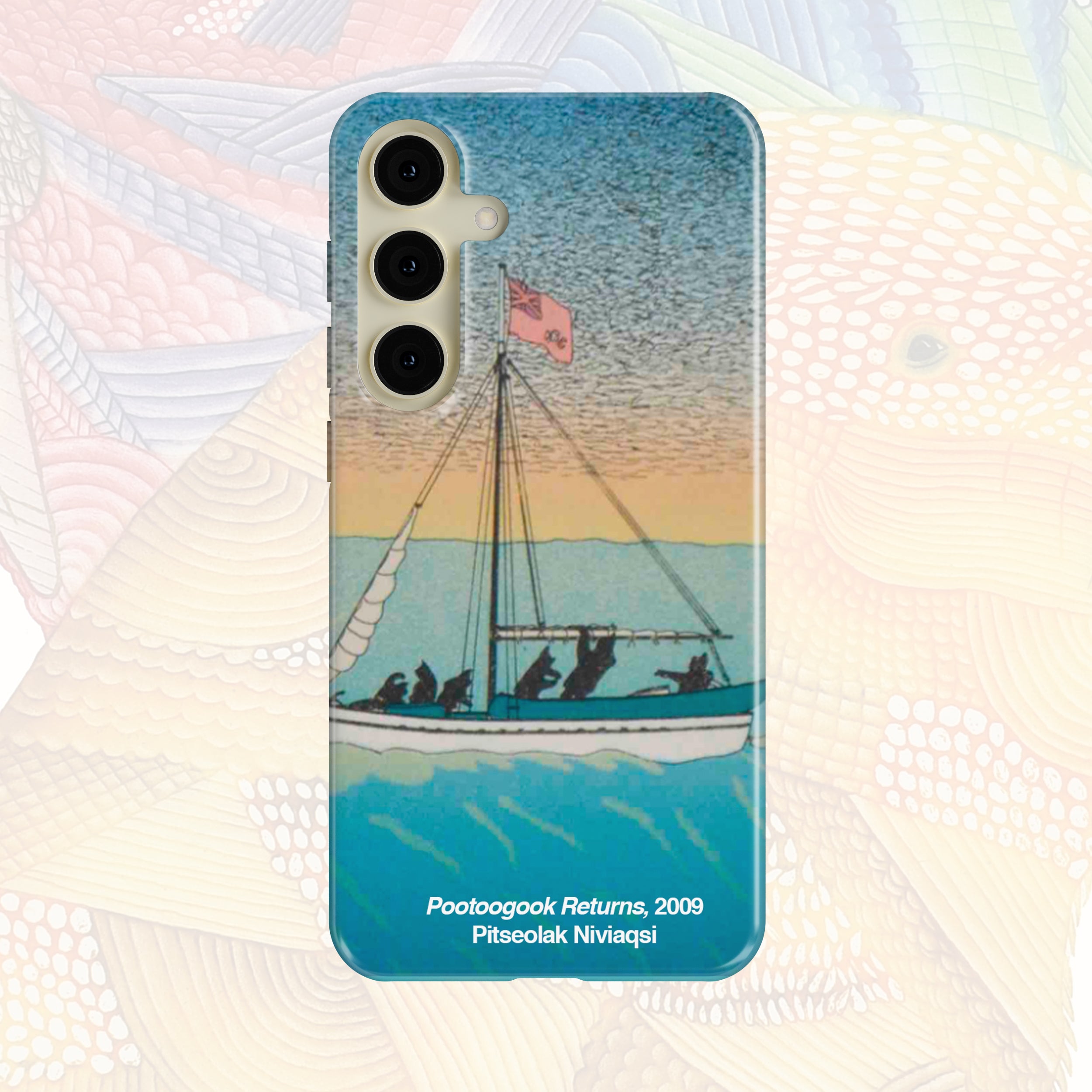 Pootogook Returns - Pitseolak Niviaqsi - Android Case
