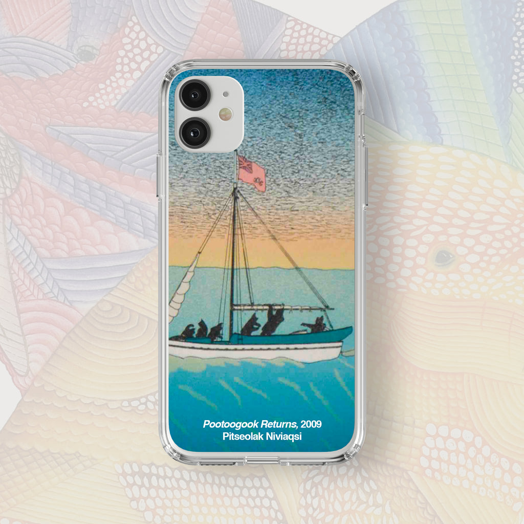Pootogook Returns - Pitseolak Niviaqsi - iPhone Case