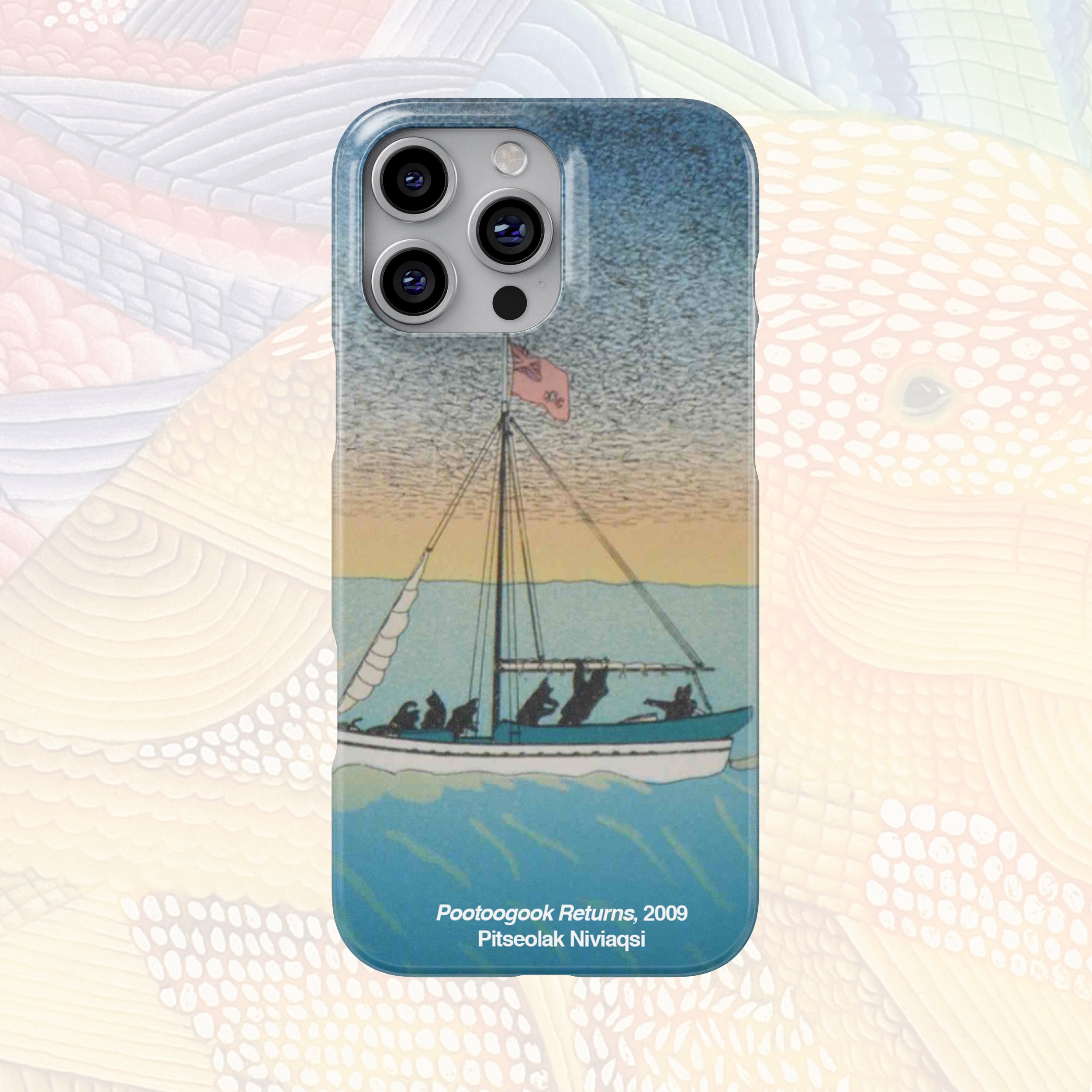 Pootogook Returns - Pitseolak Niviaqsi - iPhone Case