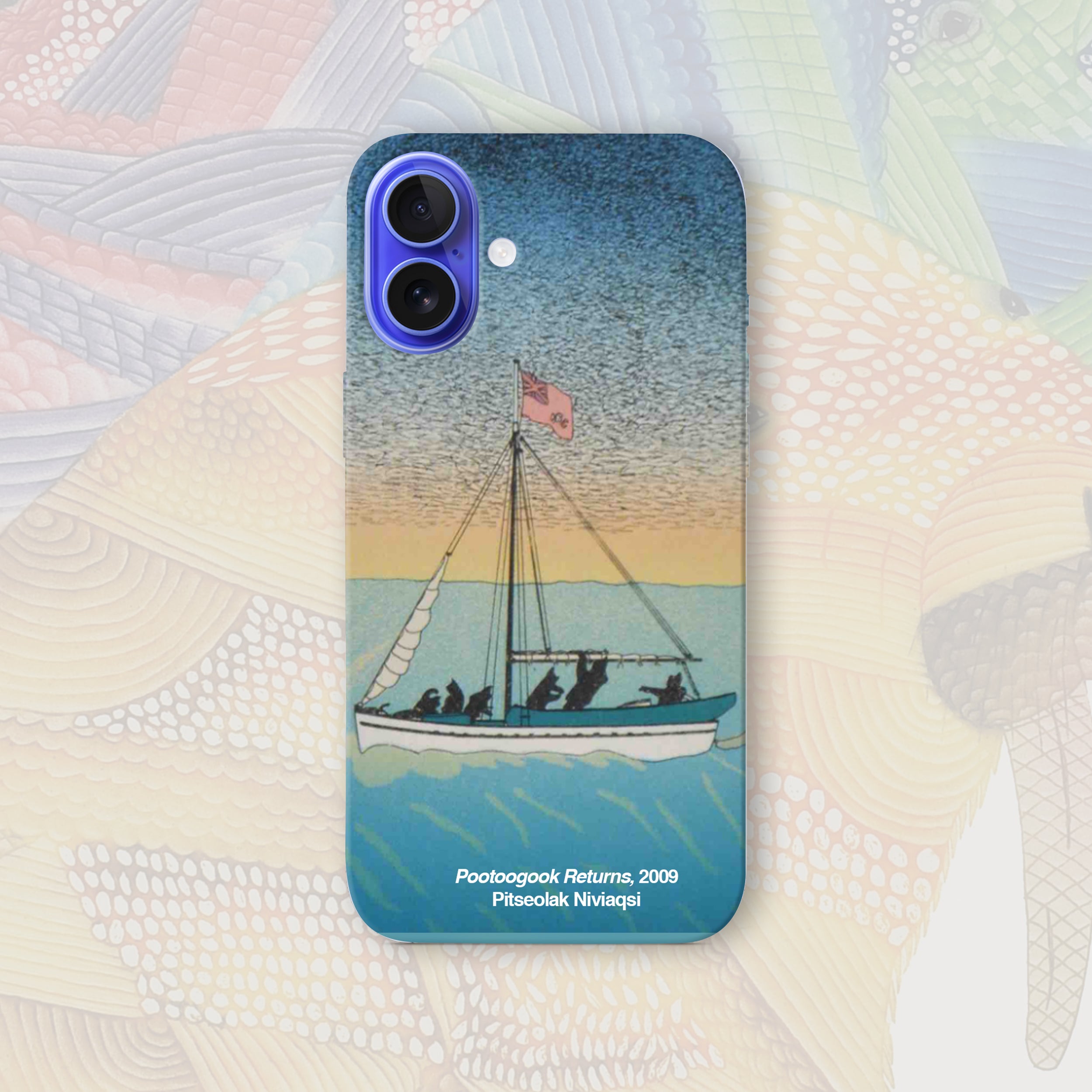 Pootogook Returns - Pitseolak Niviaqsi - iPhone Case