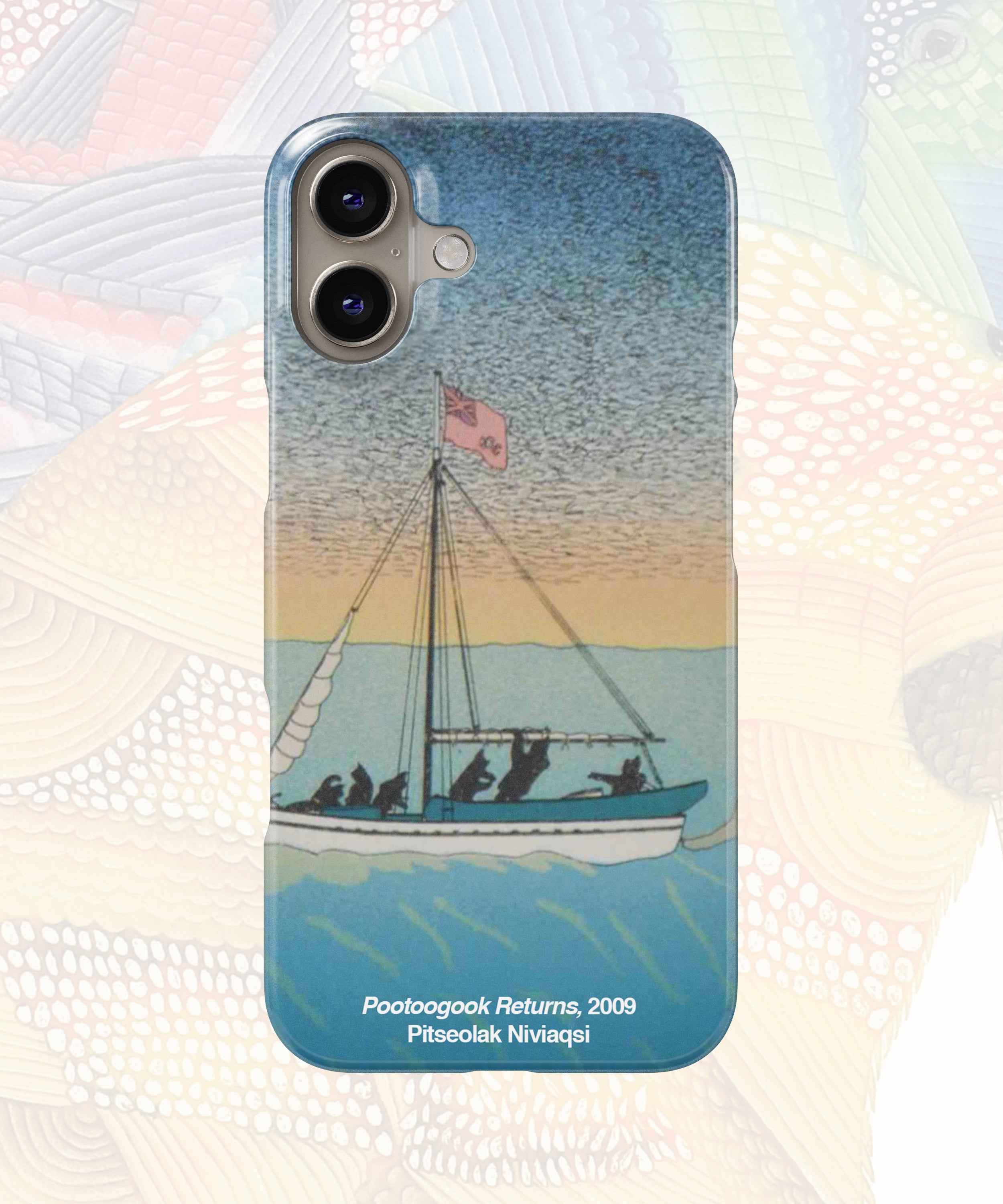 Pootogook Returns - Pitseolak Niviaqsi - iPhone Case