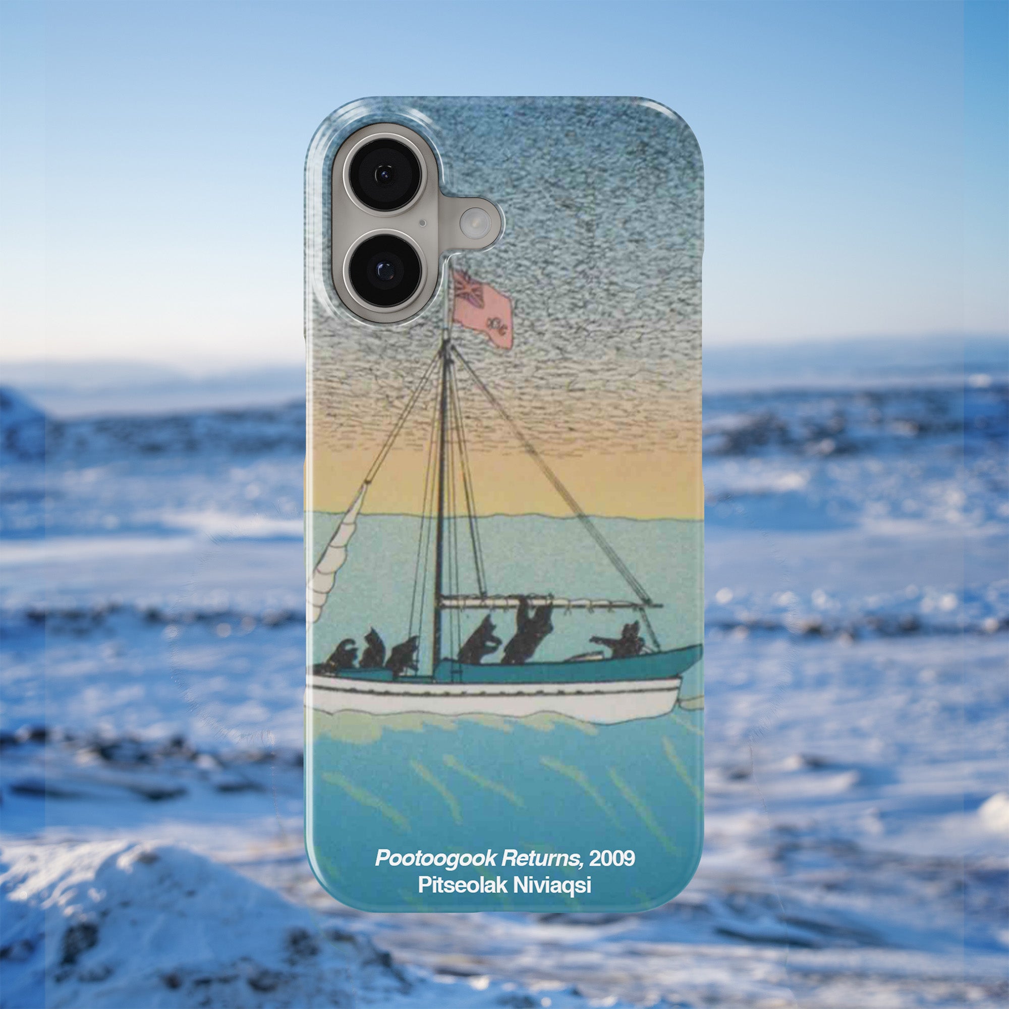Pootogook Returns - Pitseolak Niviaqsi - iPhone Case