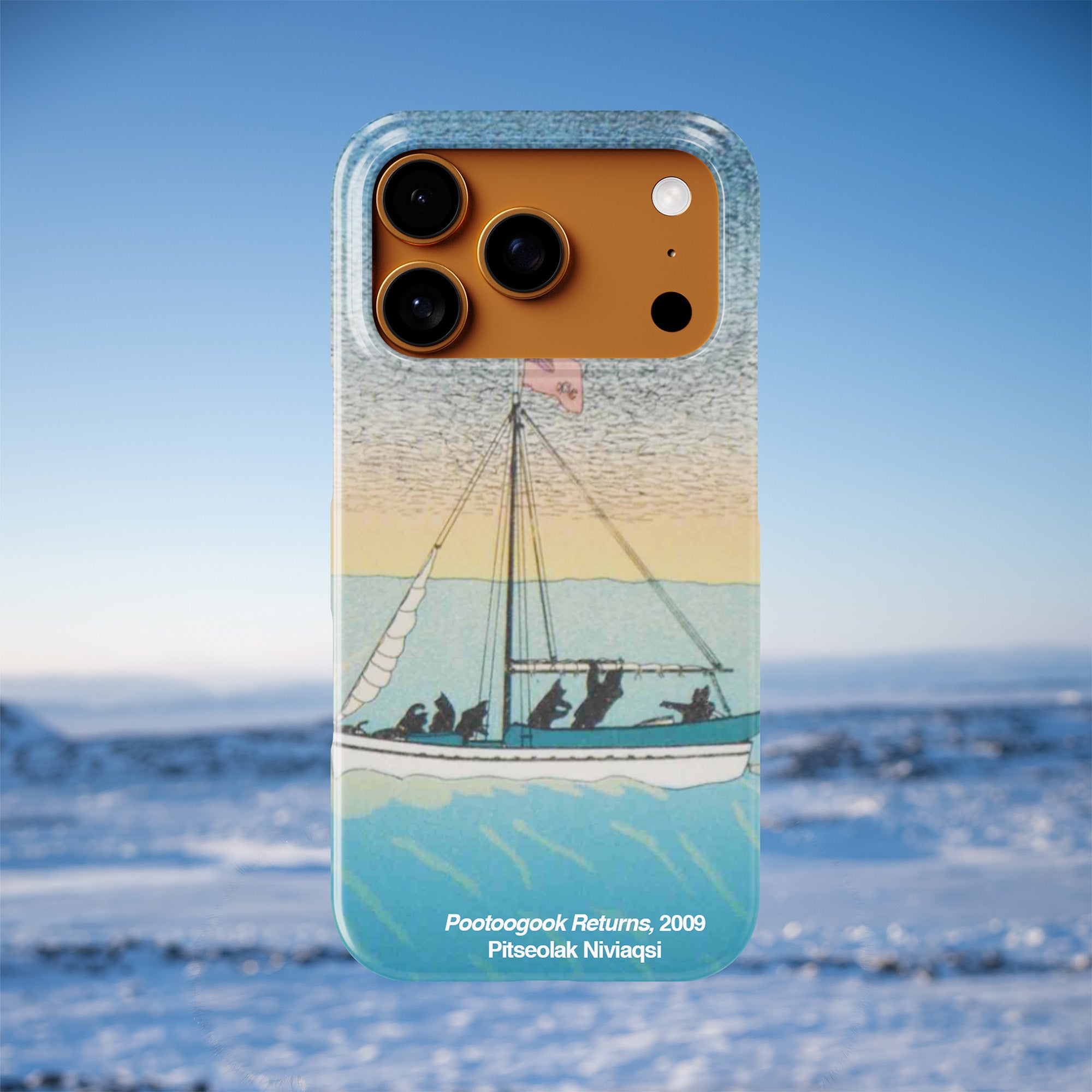 Pootogook Returns - Pitseolak Niviaqsi - iPhone Case