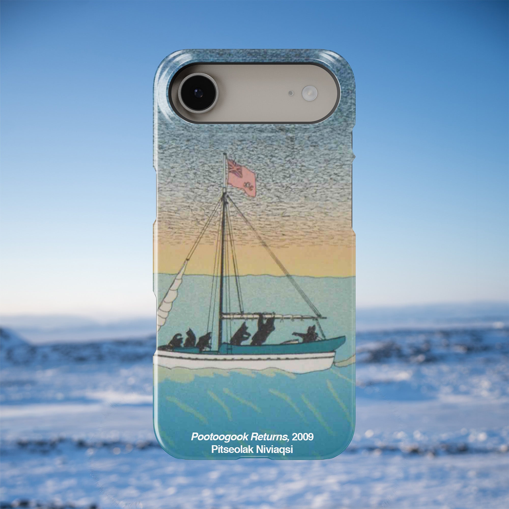 Pootogook Returns - Pitseolak Niviaqsi - iPhone Case